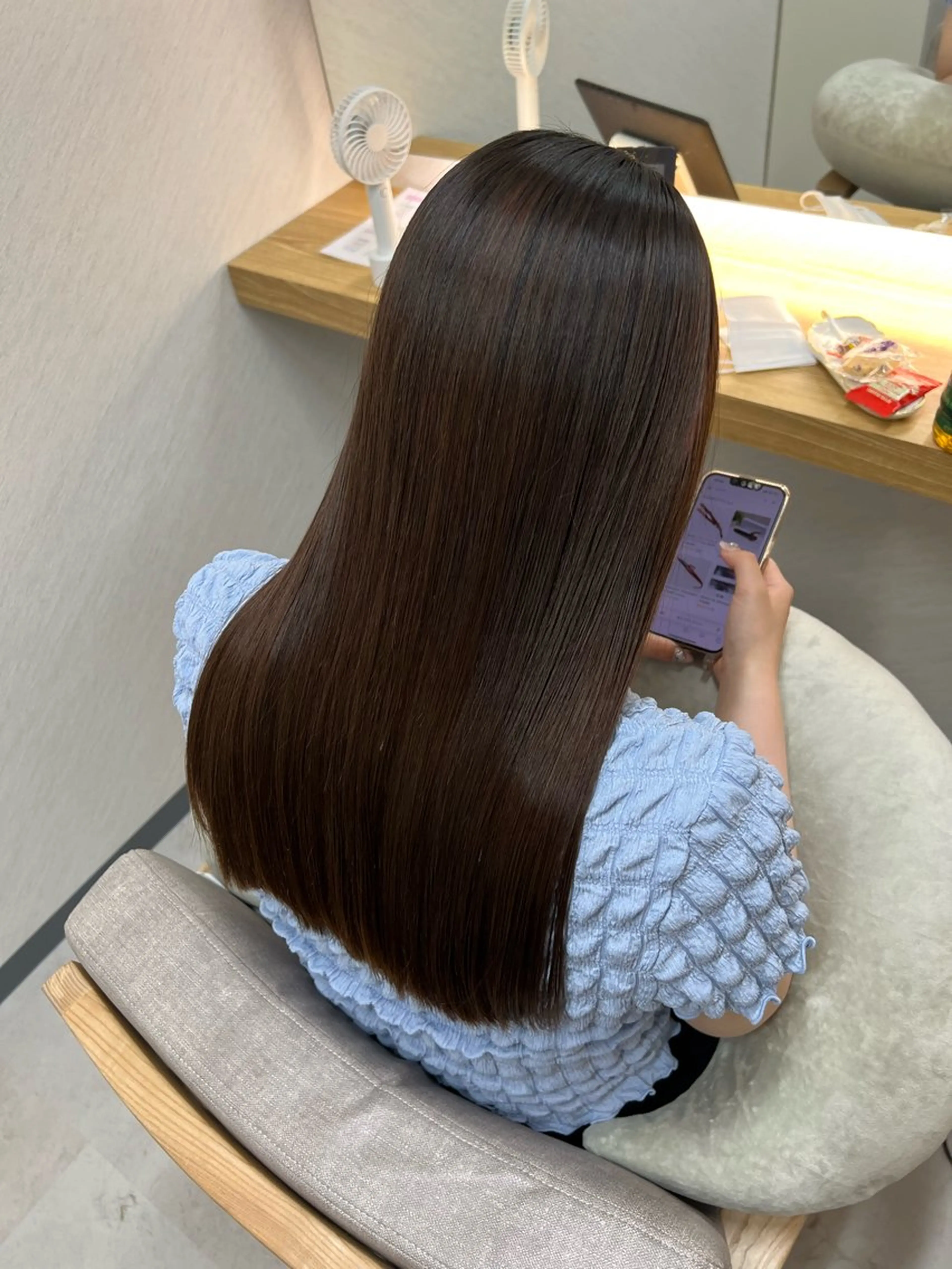 ロング カット 縮毛矯正 トリートメント ECLART 町田　井口聖也のヘアスタイル