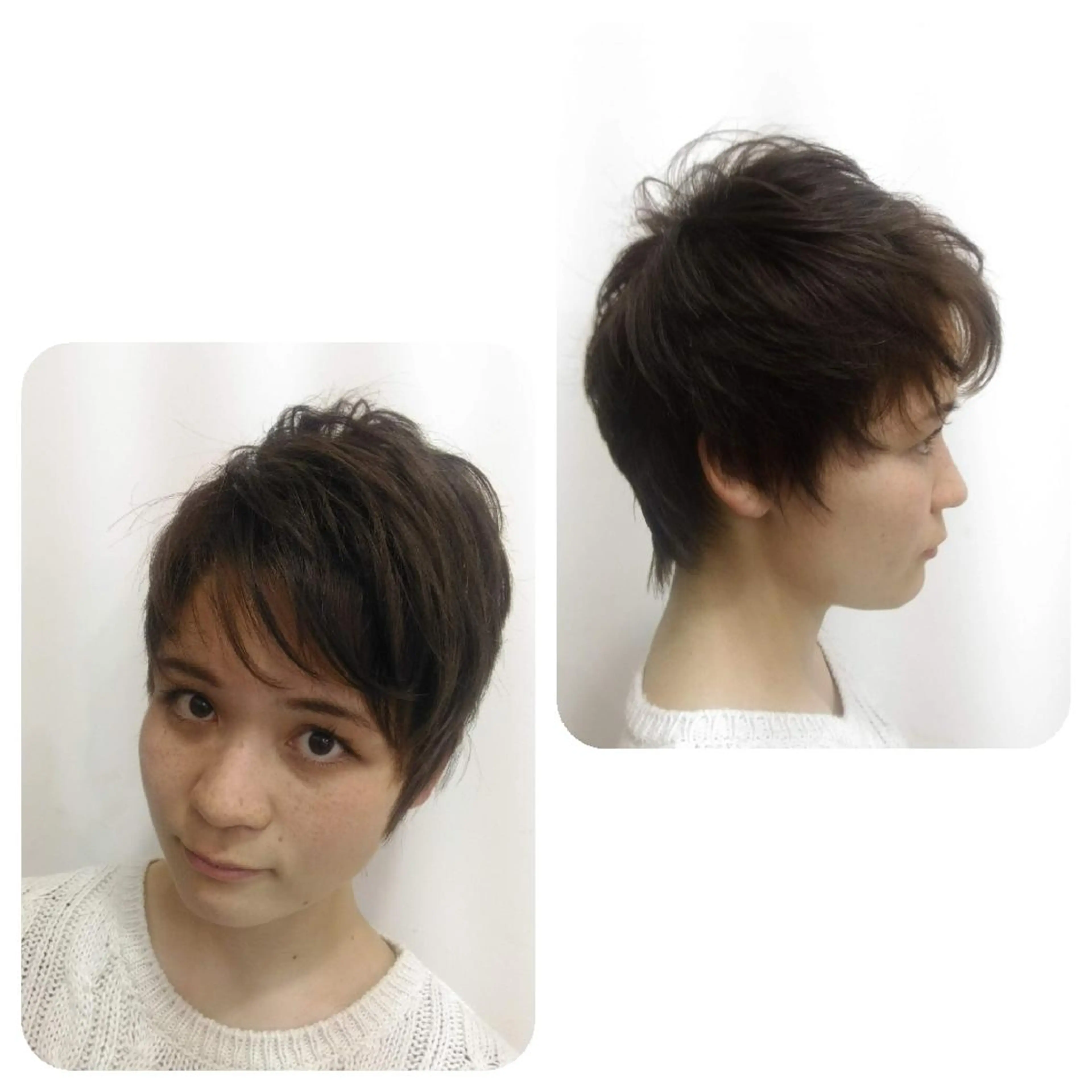 ショート パーマ ショートヘア ⛑️髪質改善請負人 ⛑️ヤマザキタカヒトのヘアスタイル