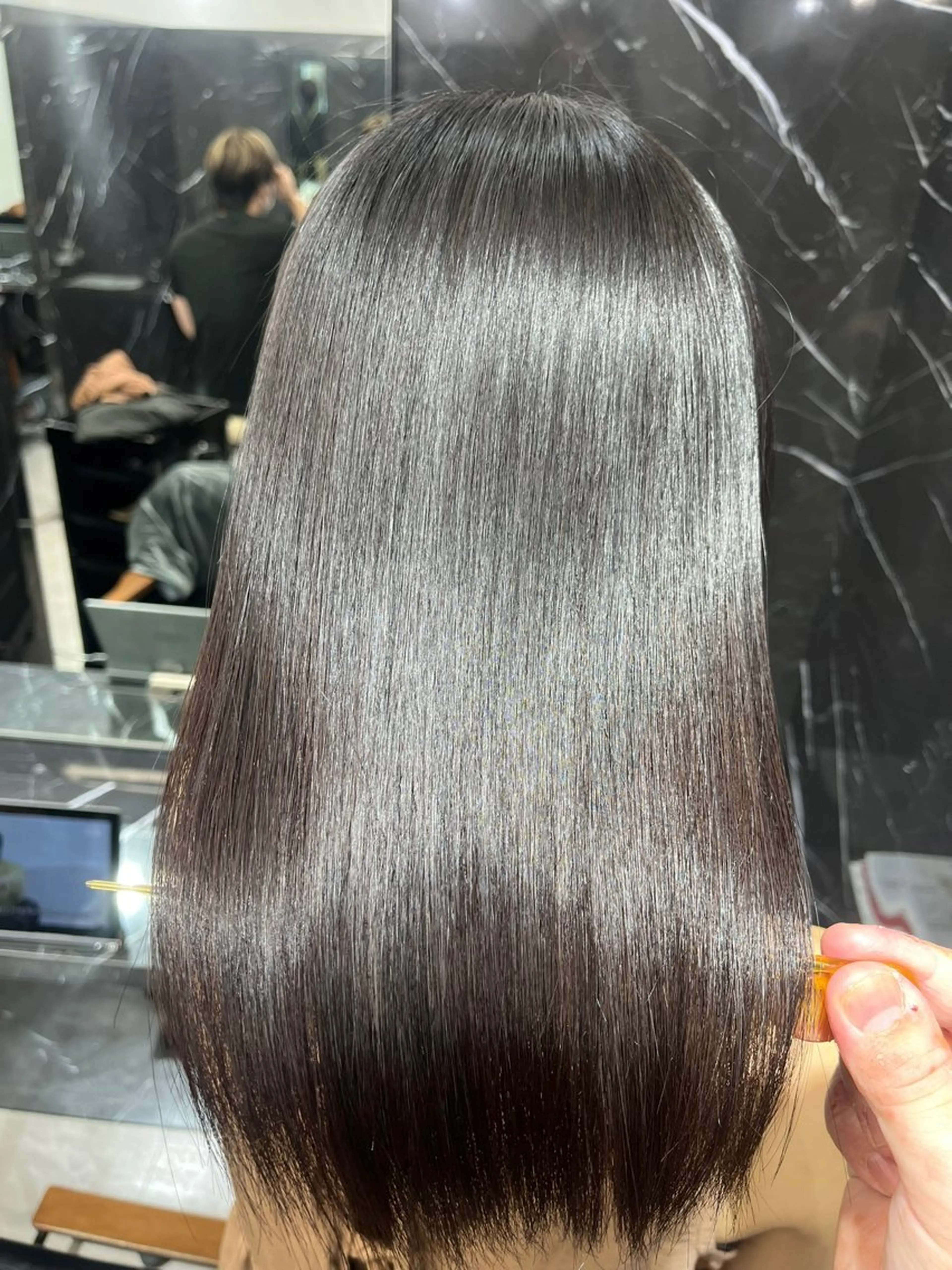 セミロング くせ毛 SALOWIN神戸三宮Suite店所属・神戸本格派髪質改善 /MITSUKIのヘアスタイル