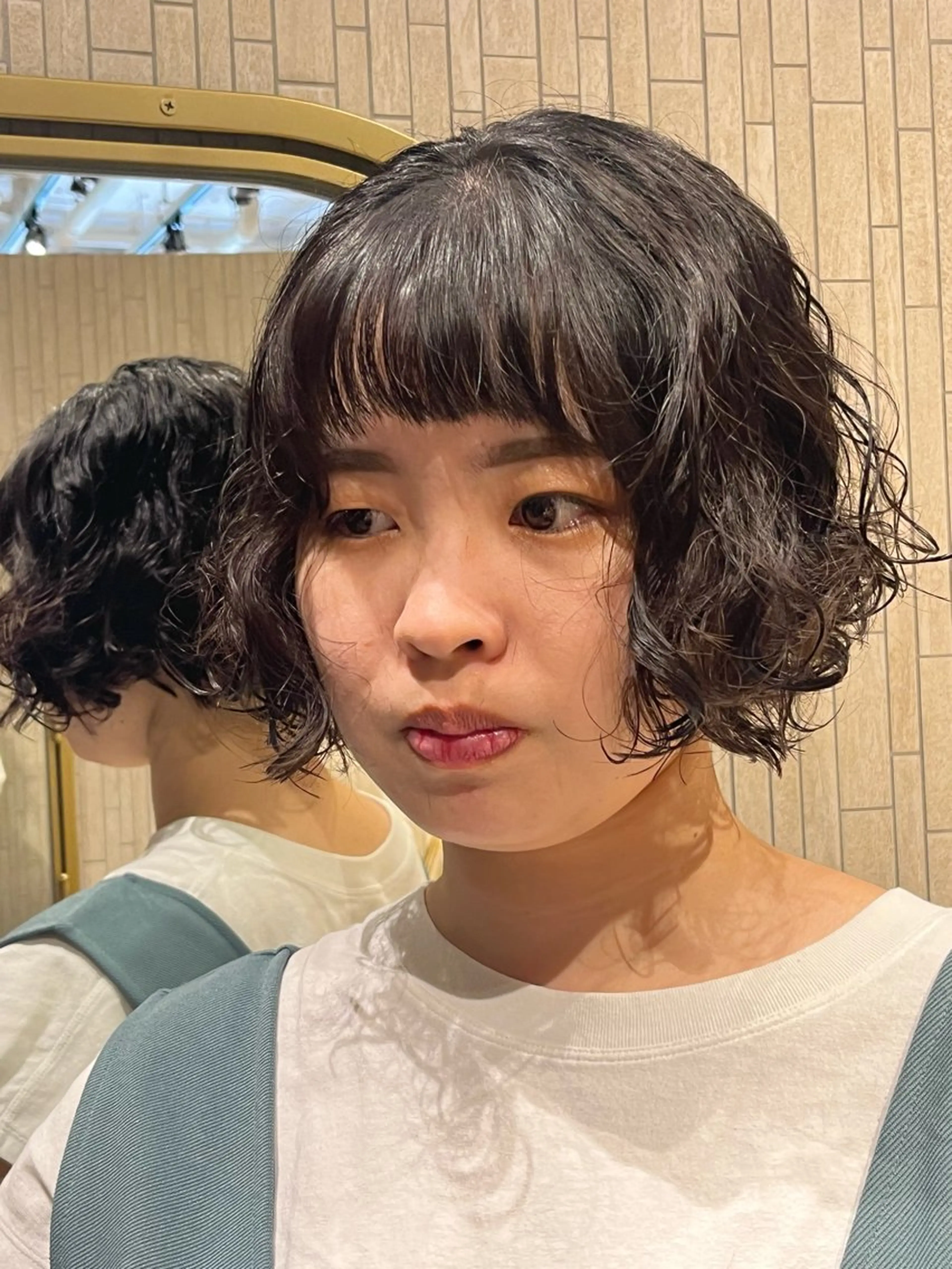 ショート パーマ パーマ トリートメント Uo/似合わせパーマ /髪質改善/四条烏丸のヘアスタイル
