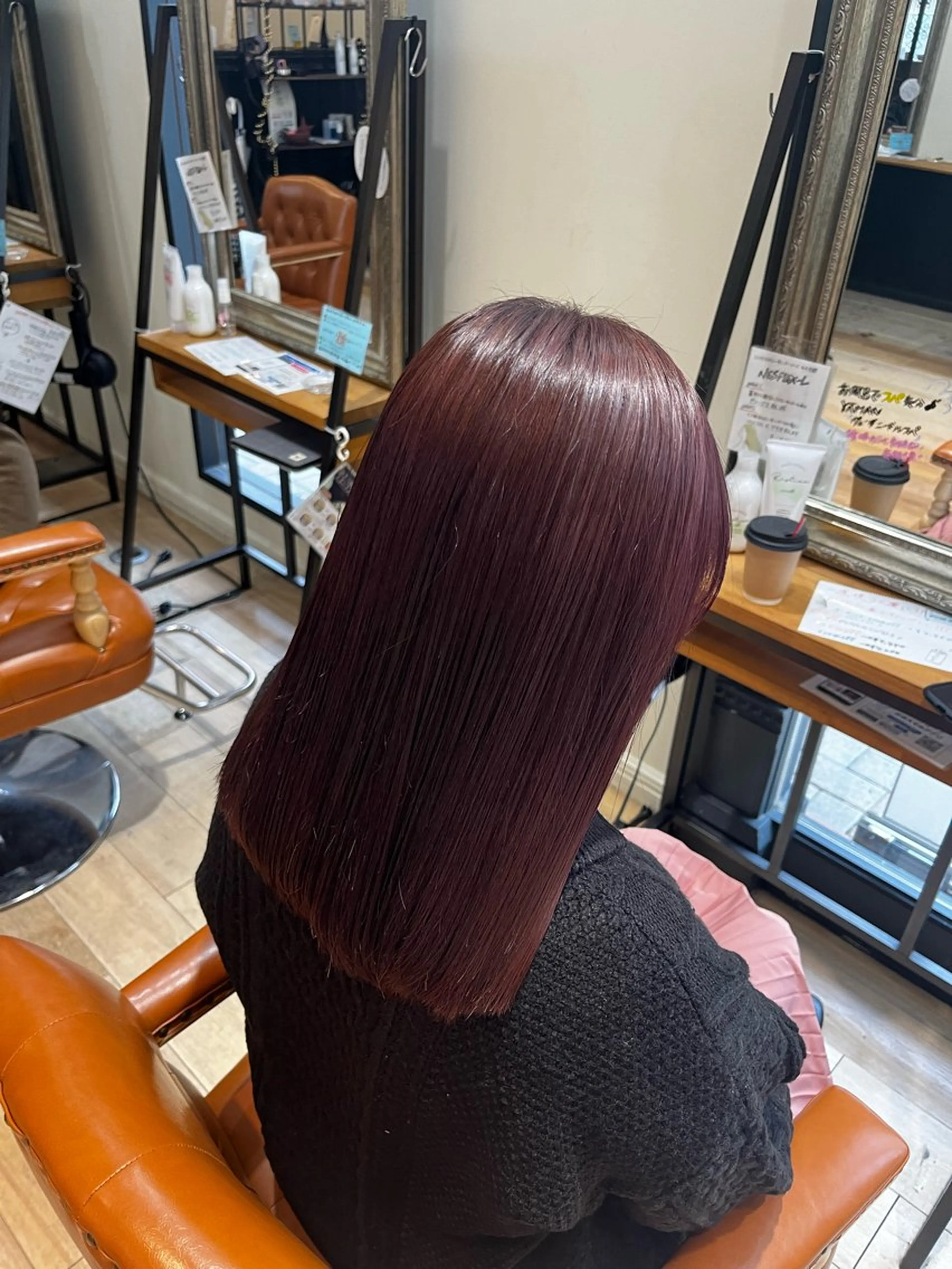 セミロング ヘアカラー ななか /KOKOROのヘアスタイル