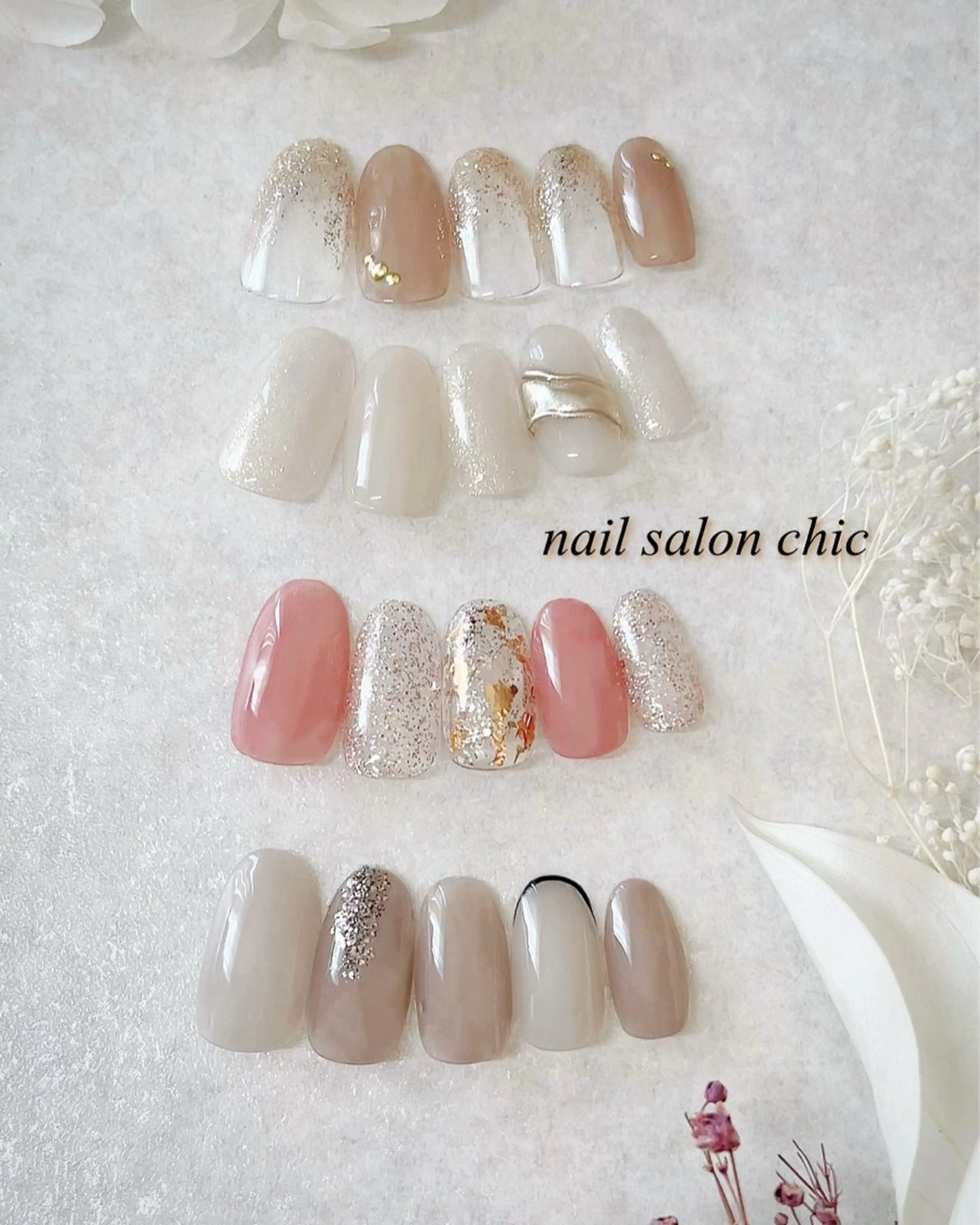 ネイル ハンドネイル nail salon chicのネイルデザイン