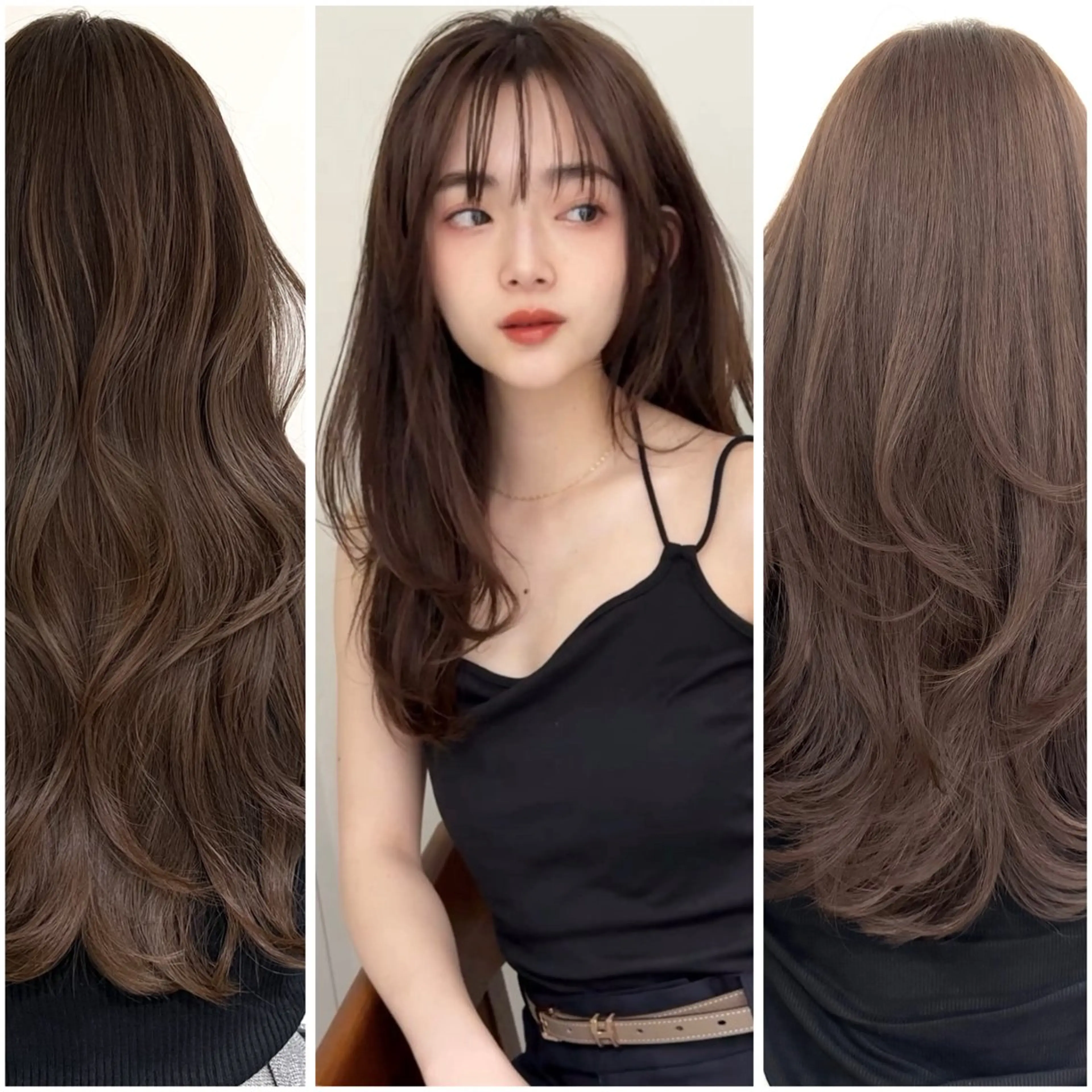 ロング ヘアカラー 🍁ベージュカラー/ レイヤーカット/涼のヘアスタイル