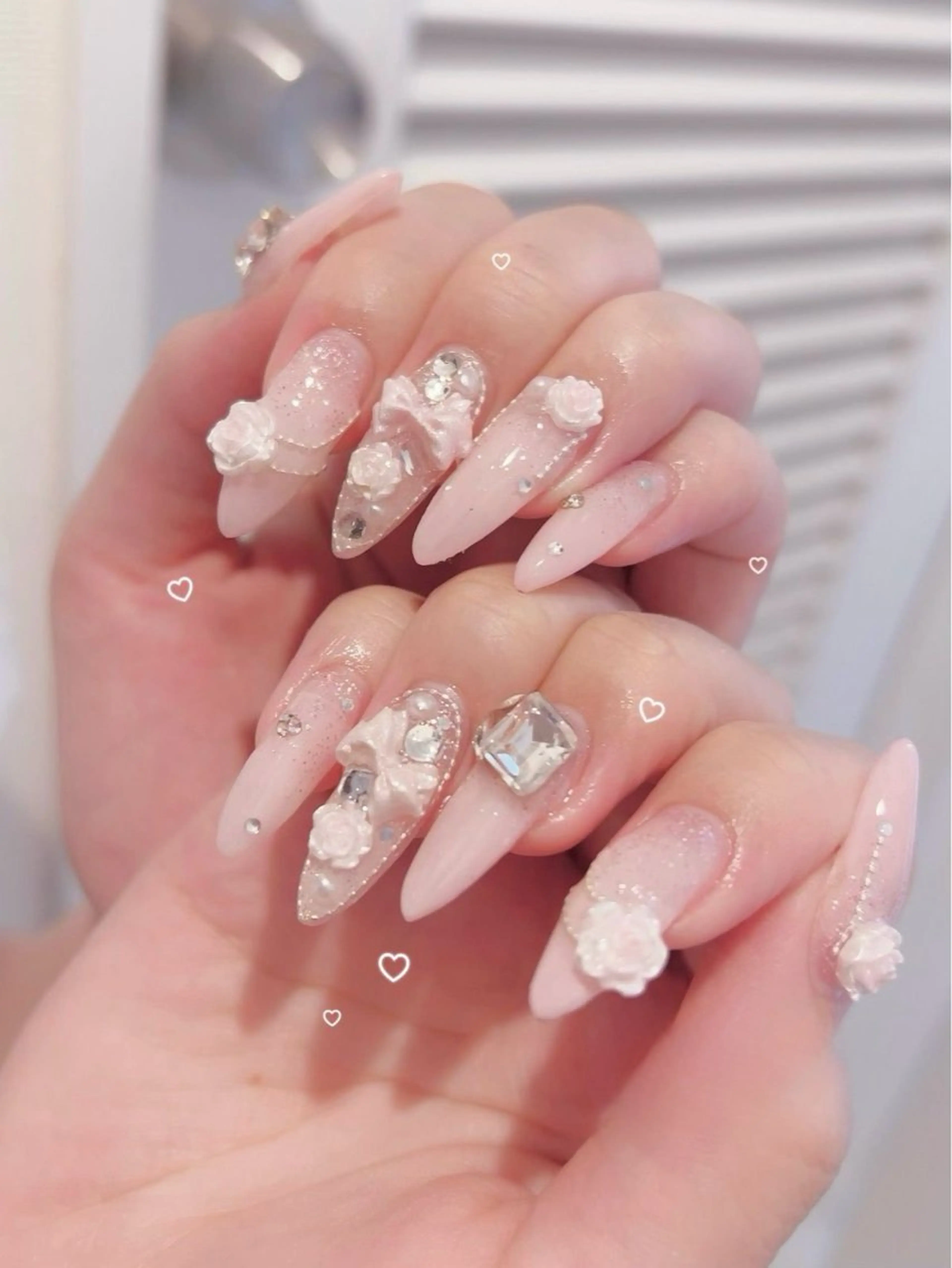 ネイル アートネイル オーロラネイル ブルー チークネイル フットネイル ハンドネイル NICY NAIL所属・NICY NAIL 池袋のネイルデザイン