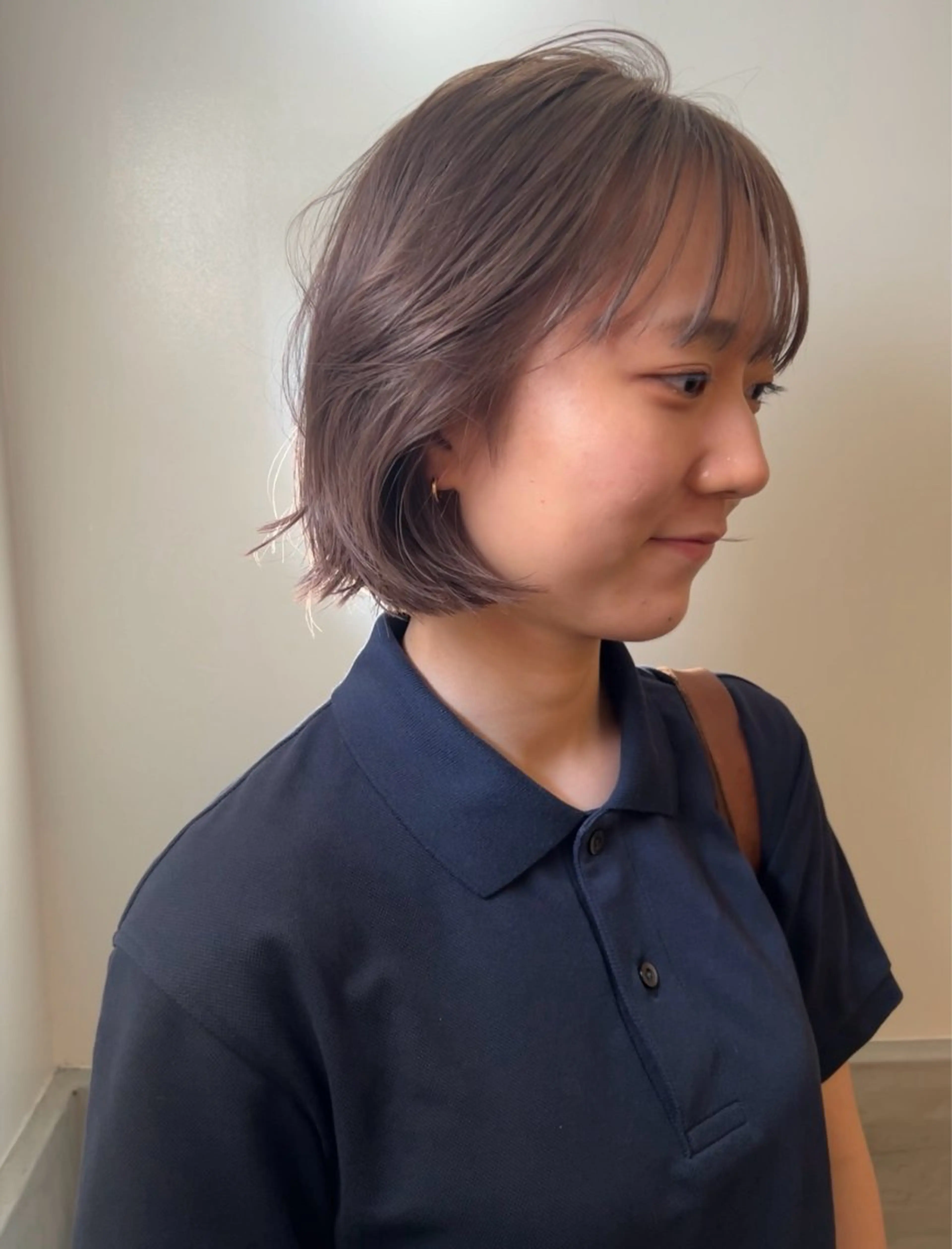 ミディアム カラー ヘアカラー 三谷 はるなのヘアスタイル
