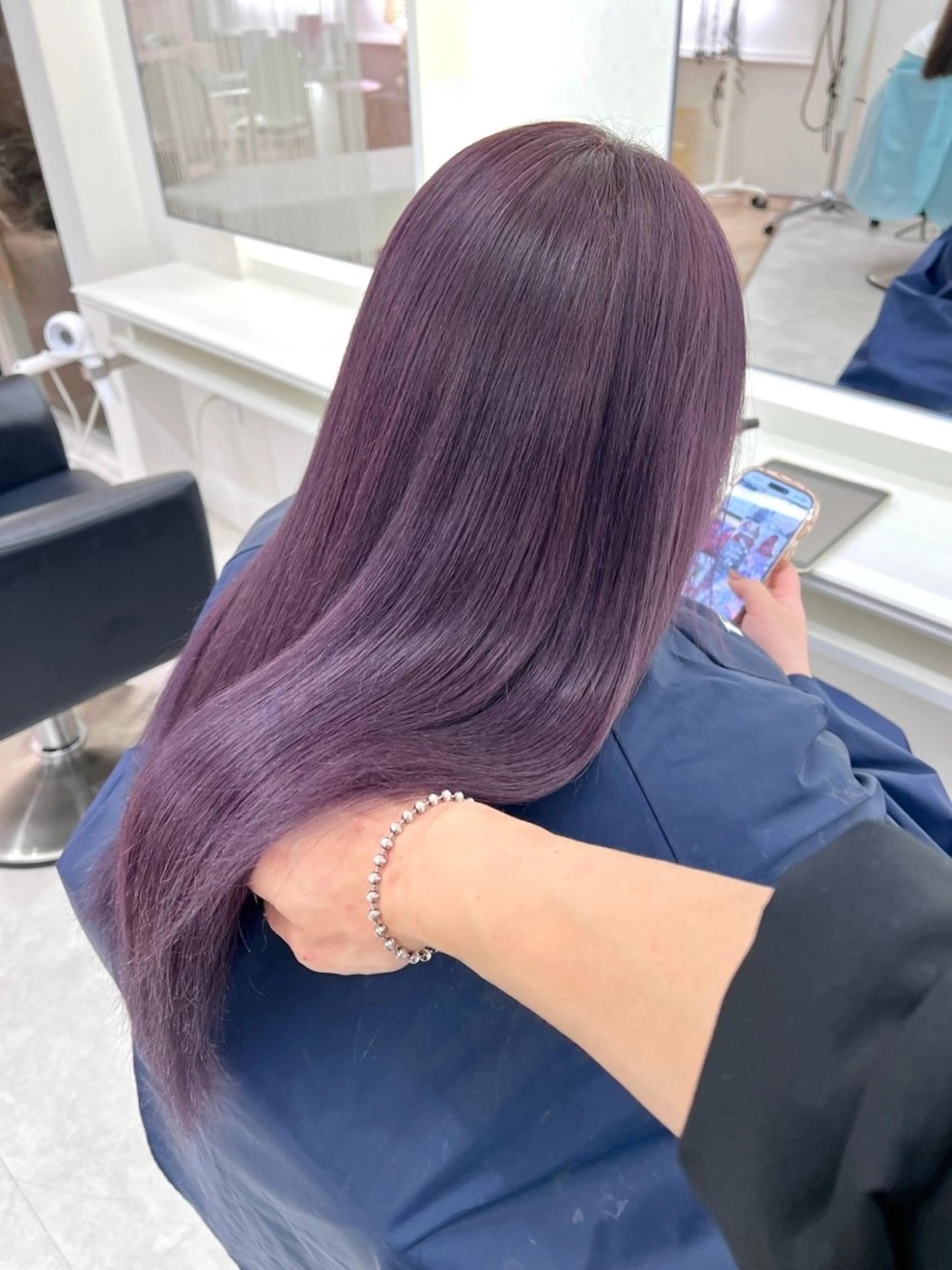 ロング カラー カット ヘアカラー ParveMix 🐾鳥取彩花のヘアスタイル