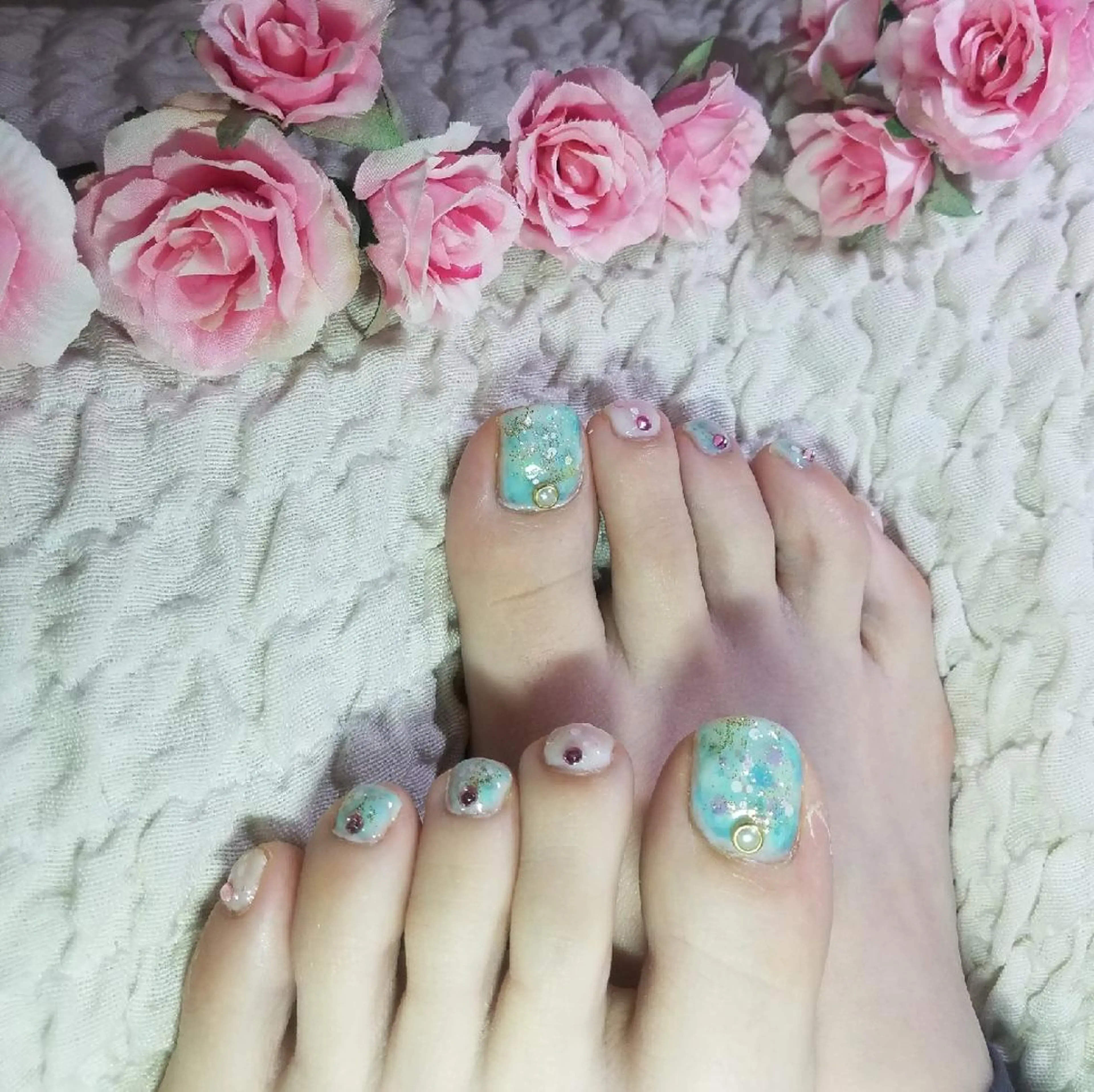 ネイル フットネイル nail atelier yuka所属・❤ yuka❤のネイルデザイン