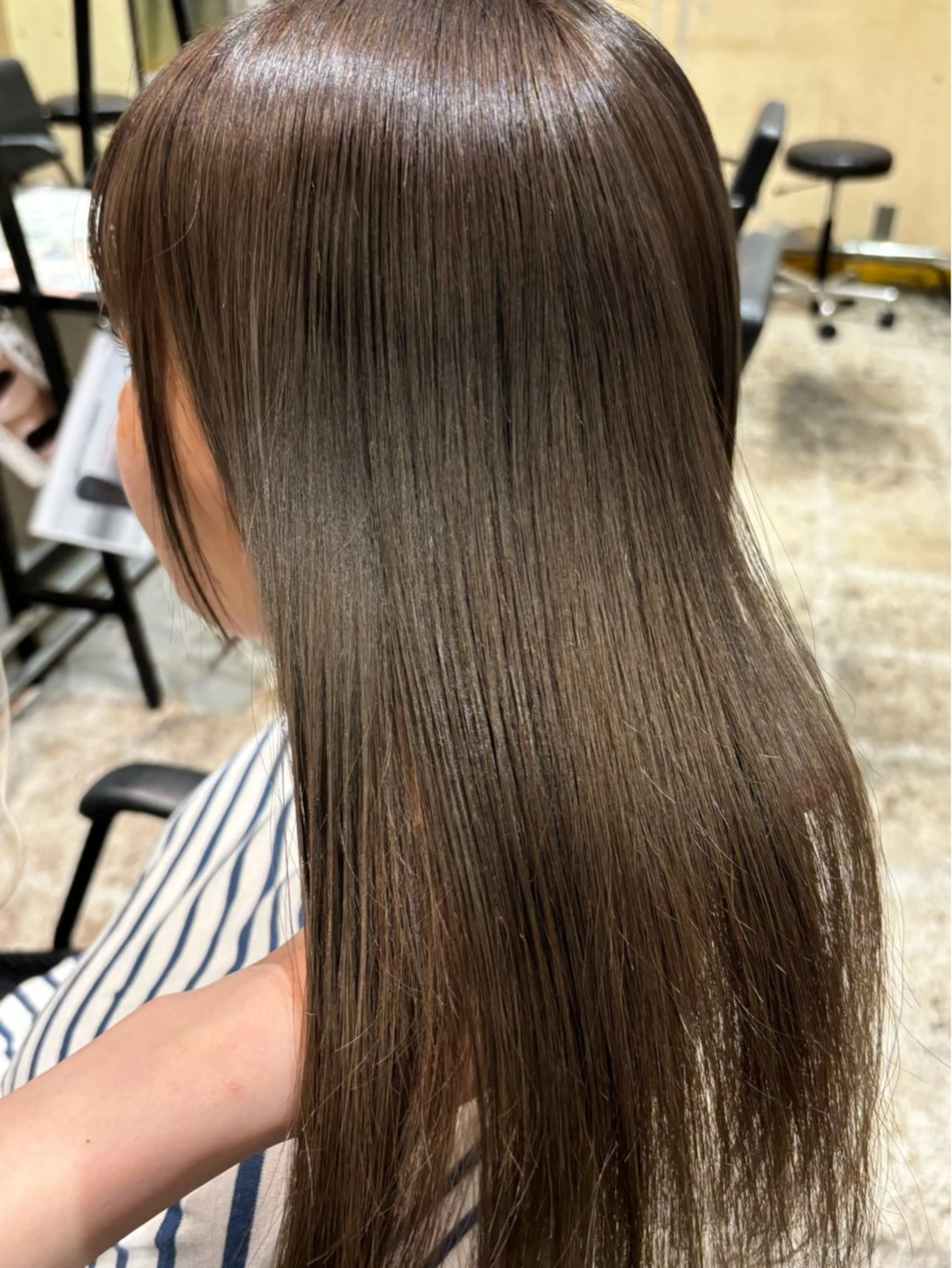 カラー グレージュ カット ヘアカラー 髪質改善/梅田 オカダチホミのヘアスタイル