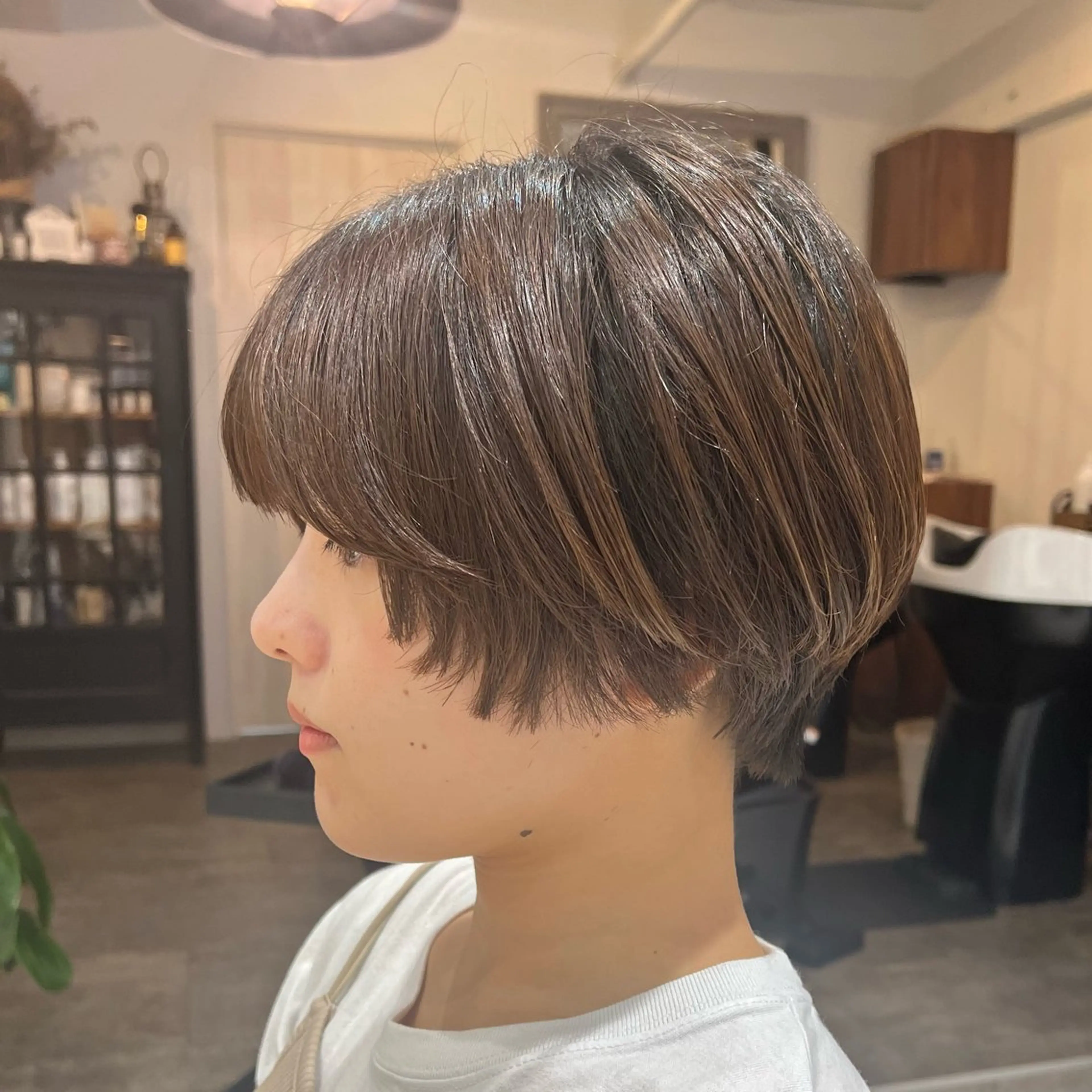 ショート カット ヘアカラー ヘッドスパ re  view MIRUのヘアスタイル