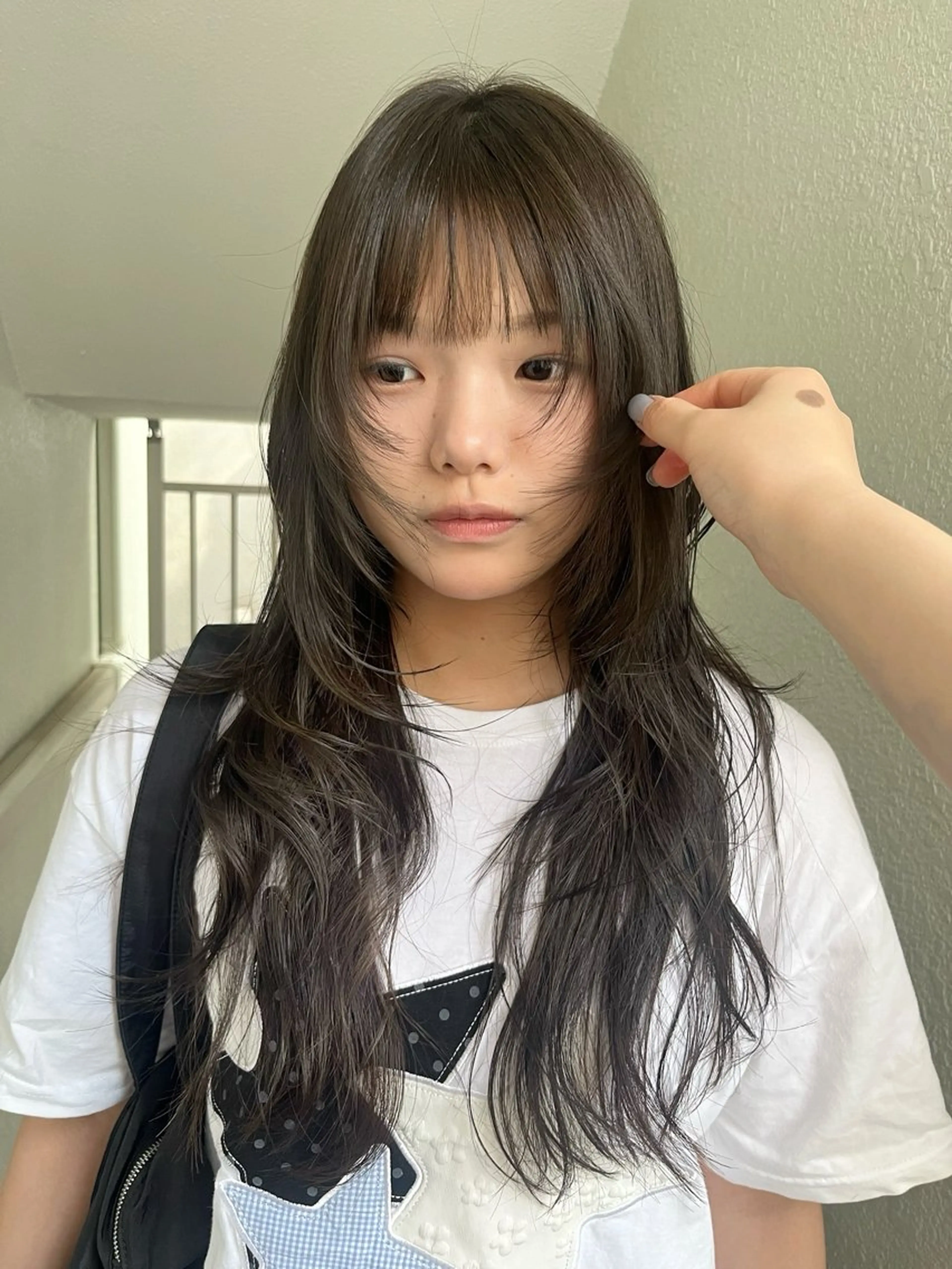 ロング カラー カット 似合わせ小顔レイヤー 🎀nonokaのヘアスタイル