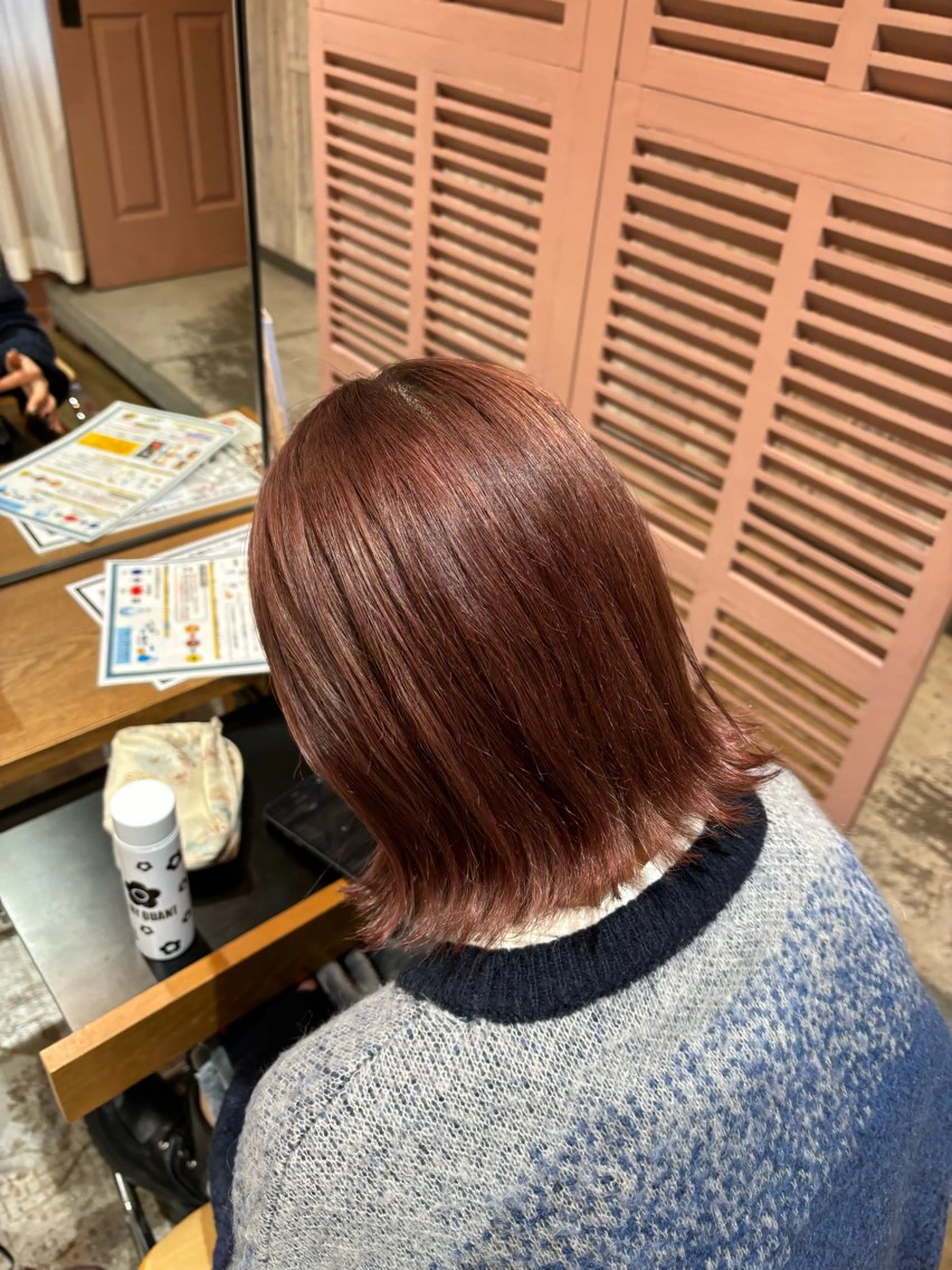 ミディアム カラー ヘアカラー Re にしざわ しんまのヘアスタイル