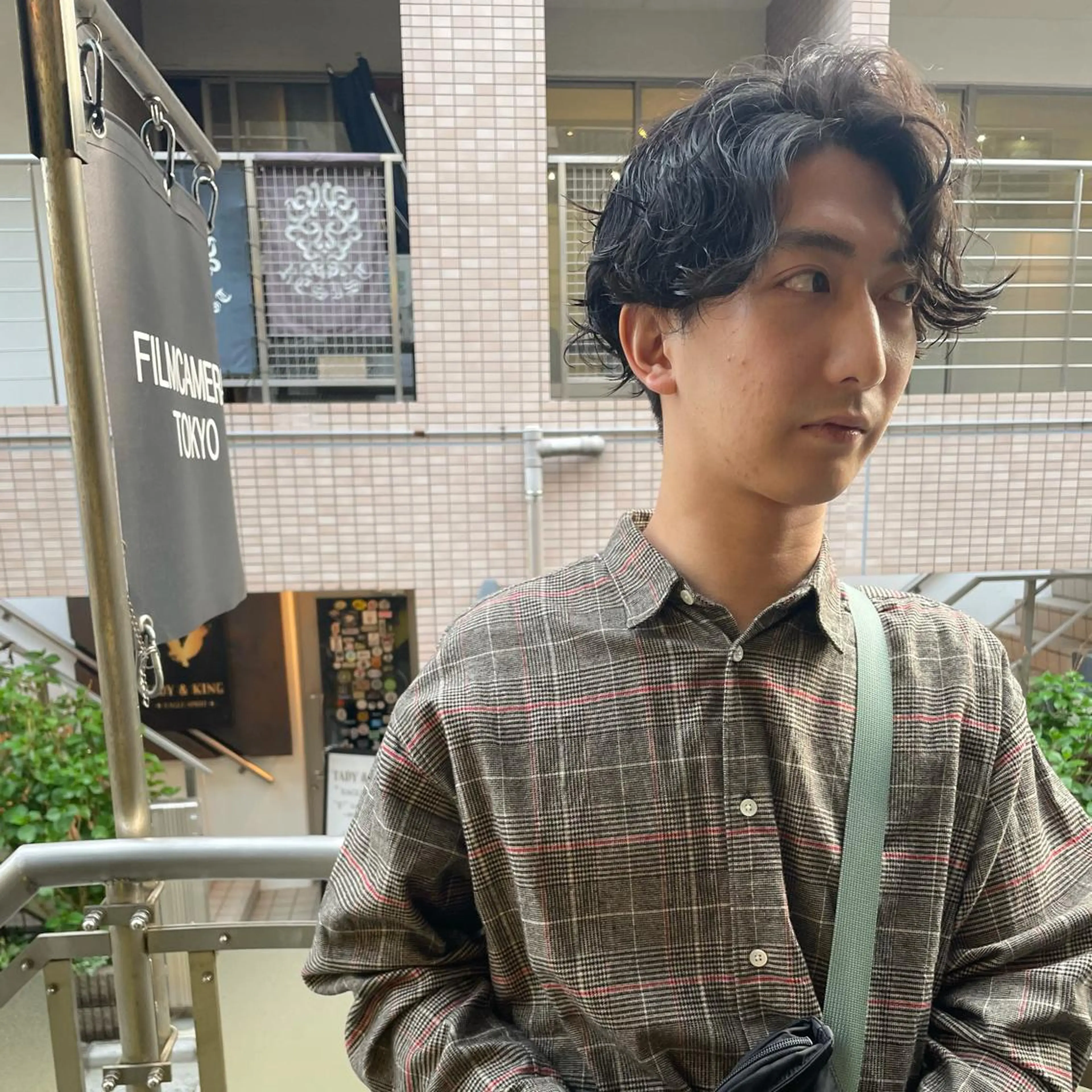 パーマ メンズ ショートボブ メンズブリーチ メンズデザインカット フェードカット メンズハイライト カット パーマ 🌈圧倒的デザイン パーマ　関和希のヘアスタイル