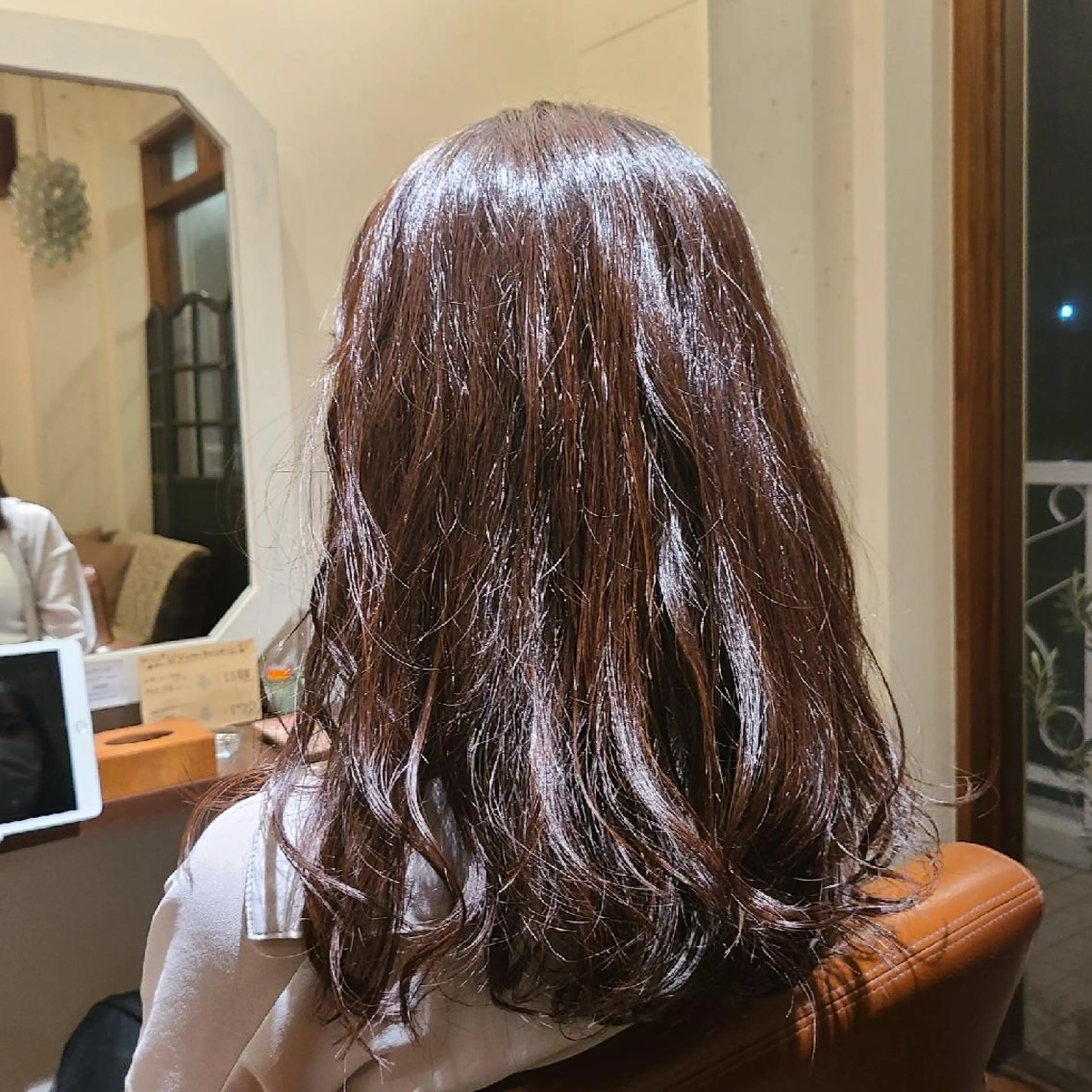 セミロング くせ毛 レイヤーカット カット Hazumi Ayanoのヘアスタイル