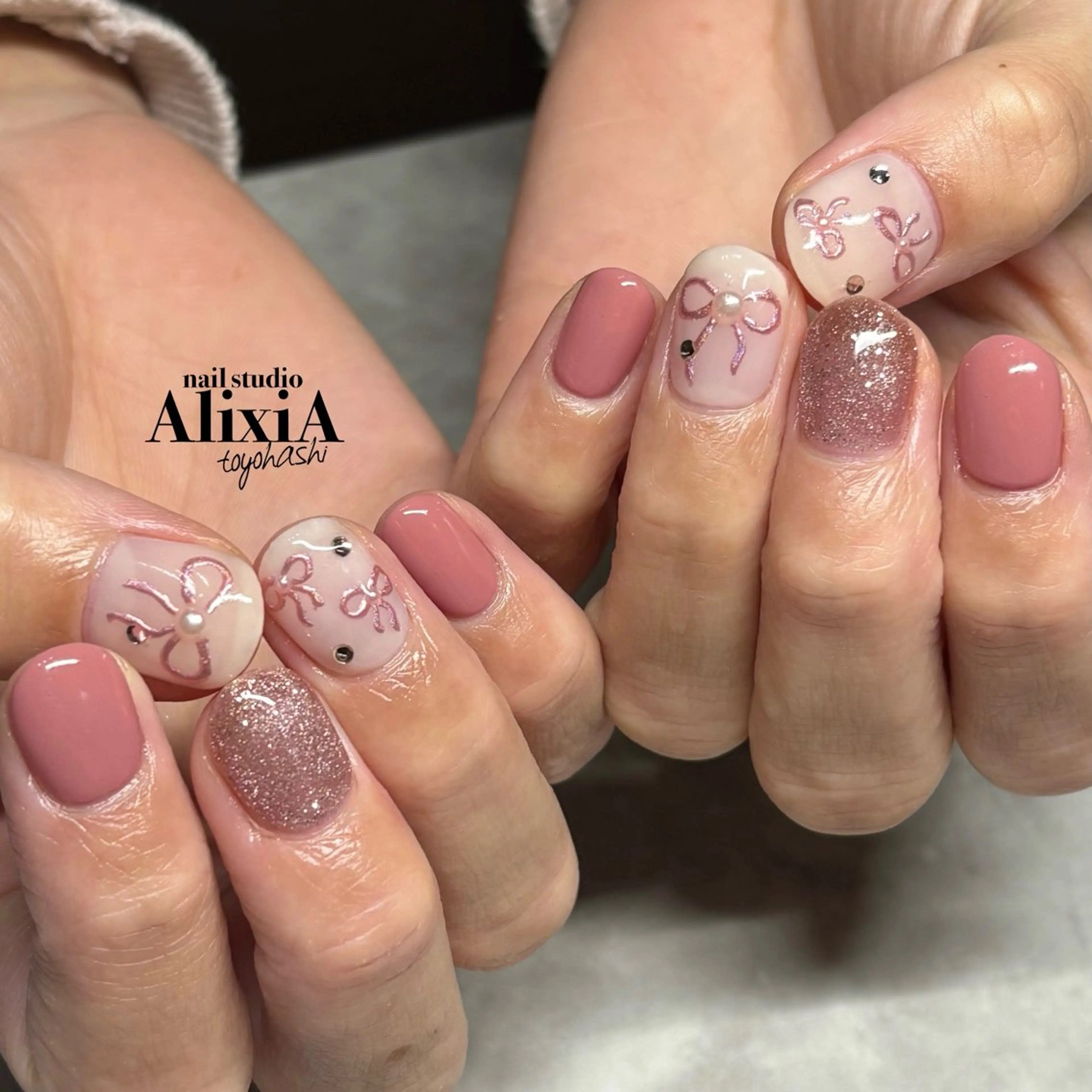 ネイル ハンドネイル AlixiA   nail studio所属・AlixiA ゆみのネイルデザイン