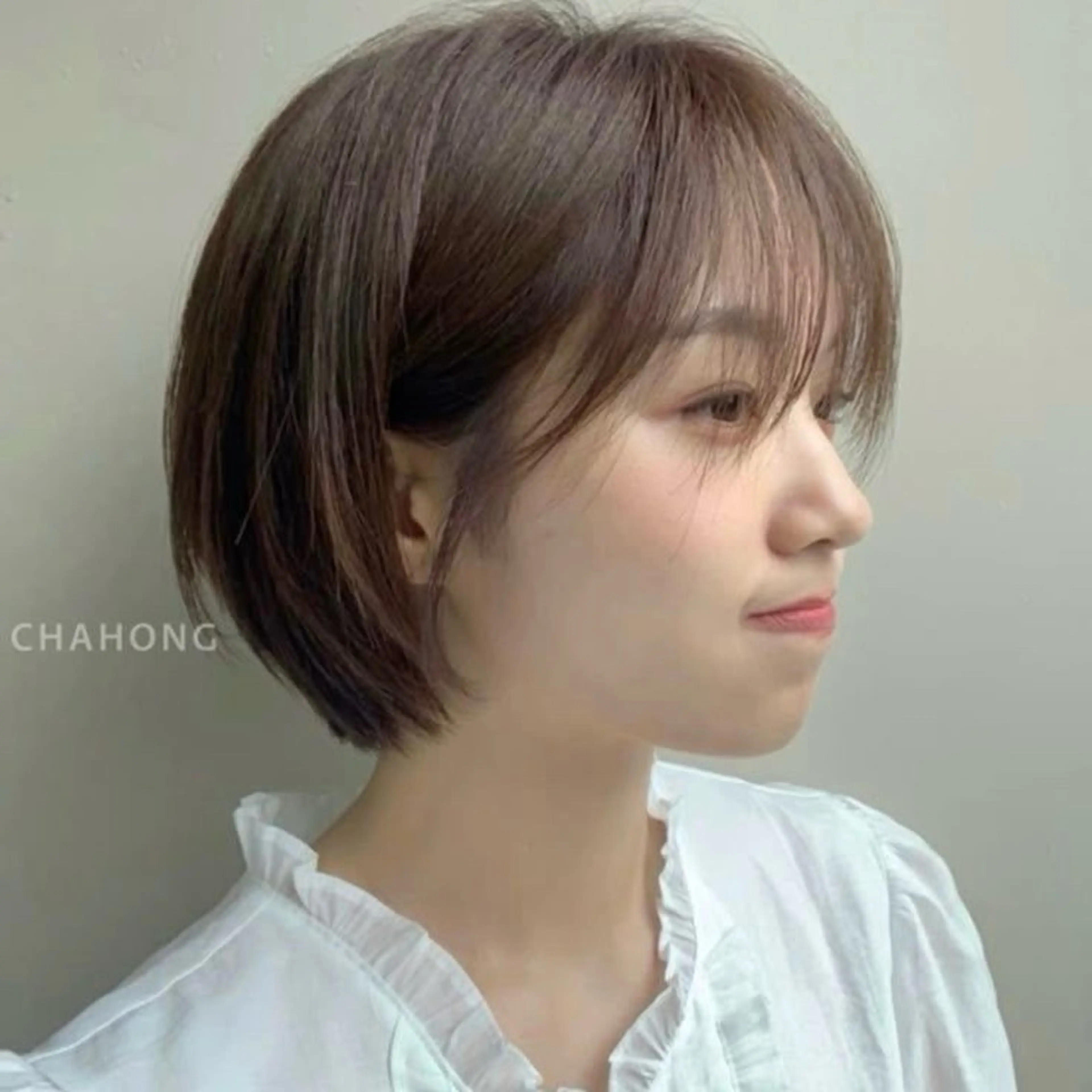 ショート 無料カット/ショート センターパート/横浜のヘアスタイル
