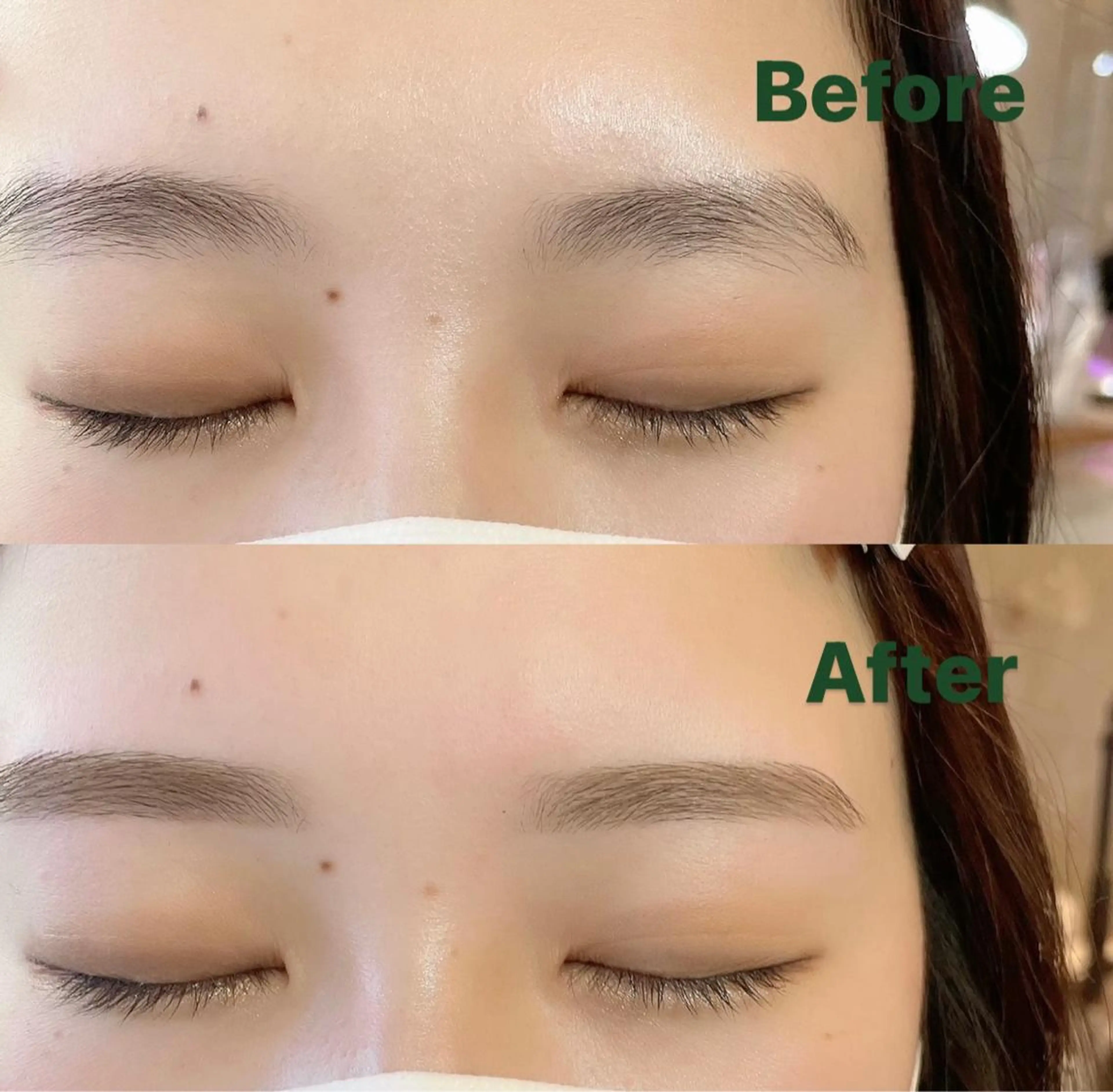 ✨👑眉毛スタイリングWAX👑✨(眉毛デザイン、脱毛、眉カット、間引き、メイクが含まれます)の写真