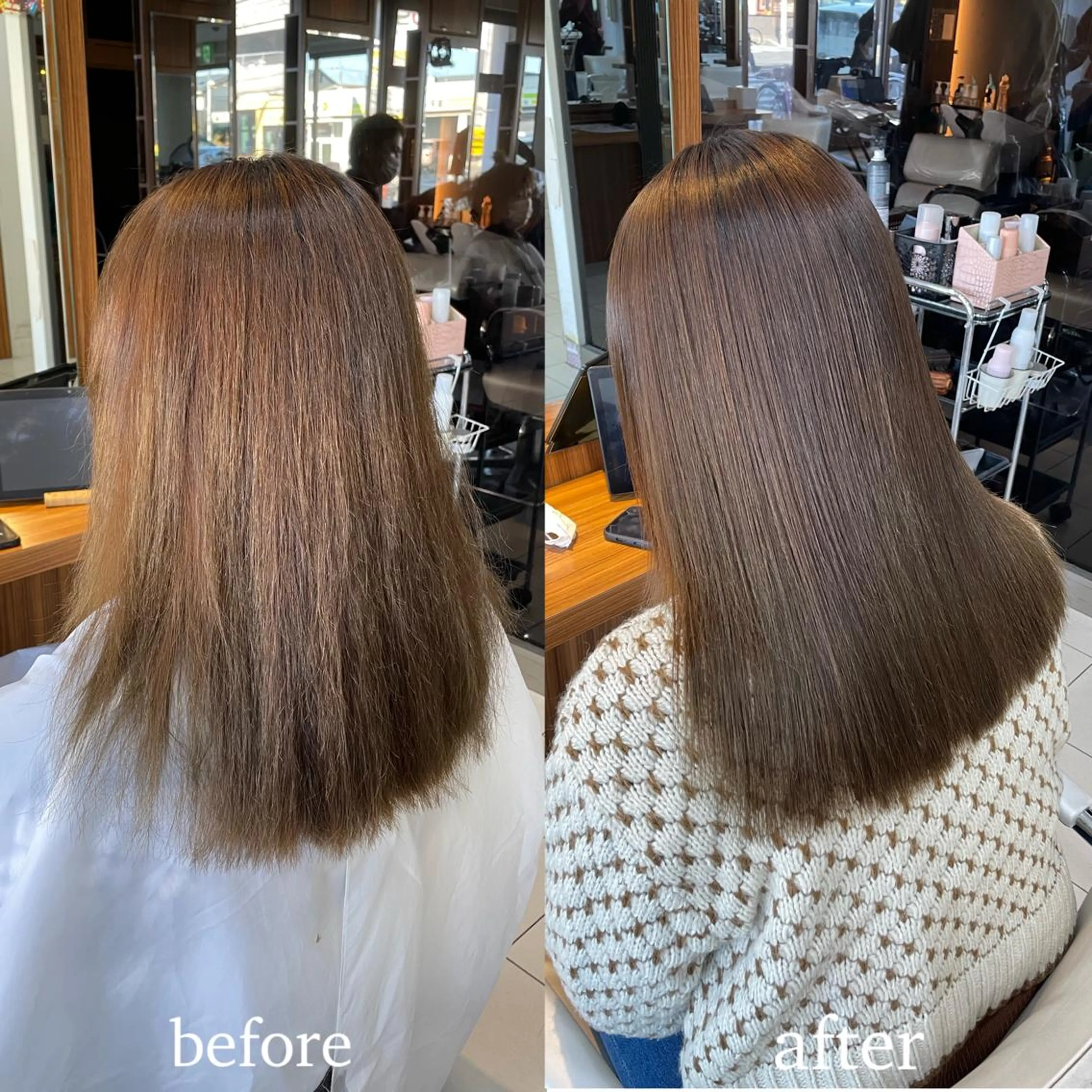 セミロング カラー カット ヘアカラー 縮毛矯正 share salon JAM 町田 center bldg【ジャム】所属・🤍🪄束間マツパ ゆうか💜のマツエク・マツパデザイン