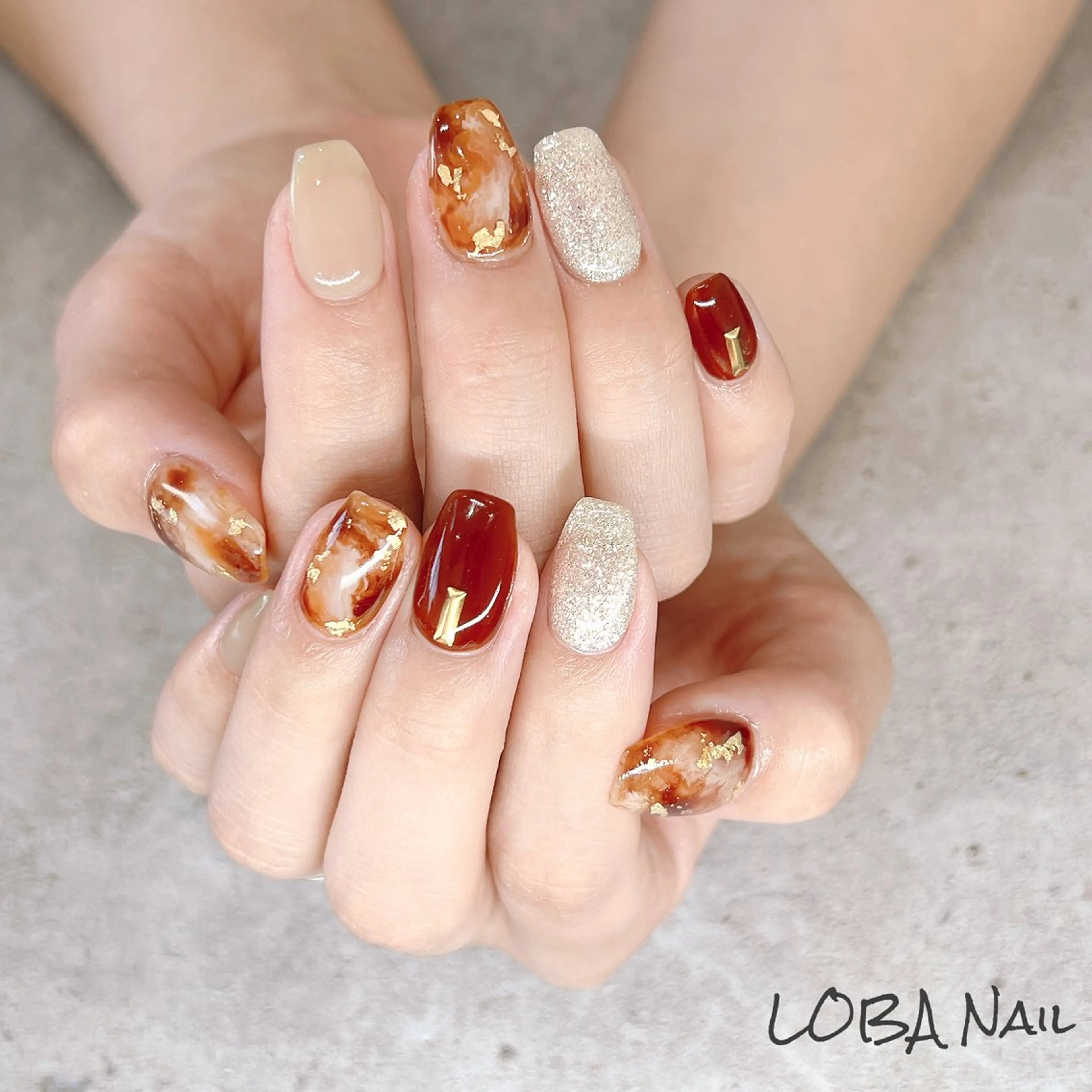 ネイル ハンドネイル Nail salon LOBAのネイルデザイン