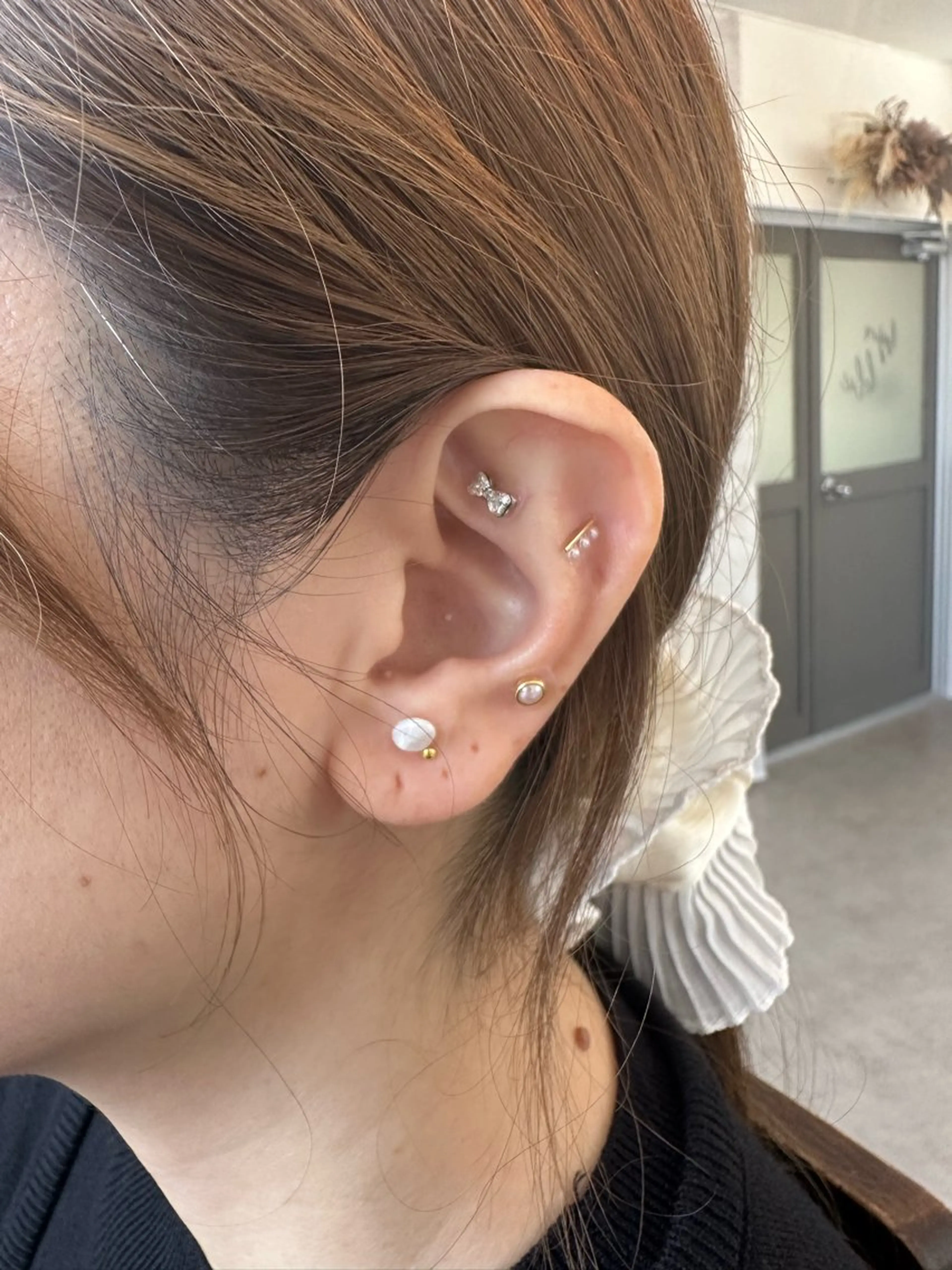 耳つぼジュエリー10粒(金属アレルギー対応)の写真