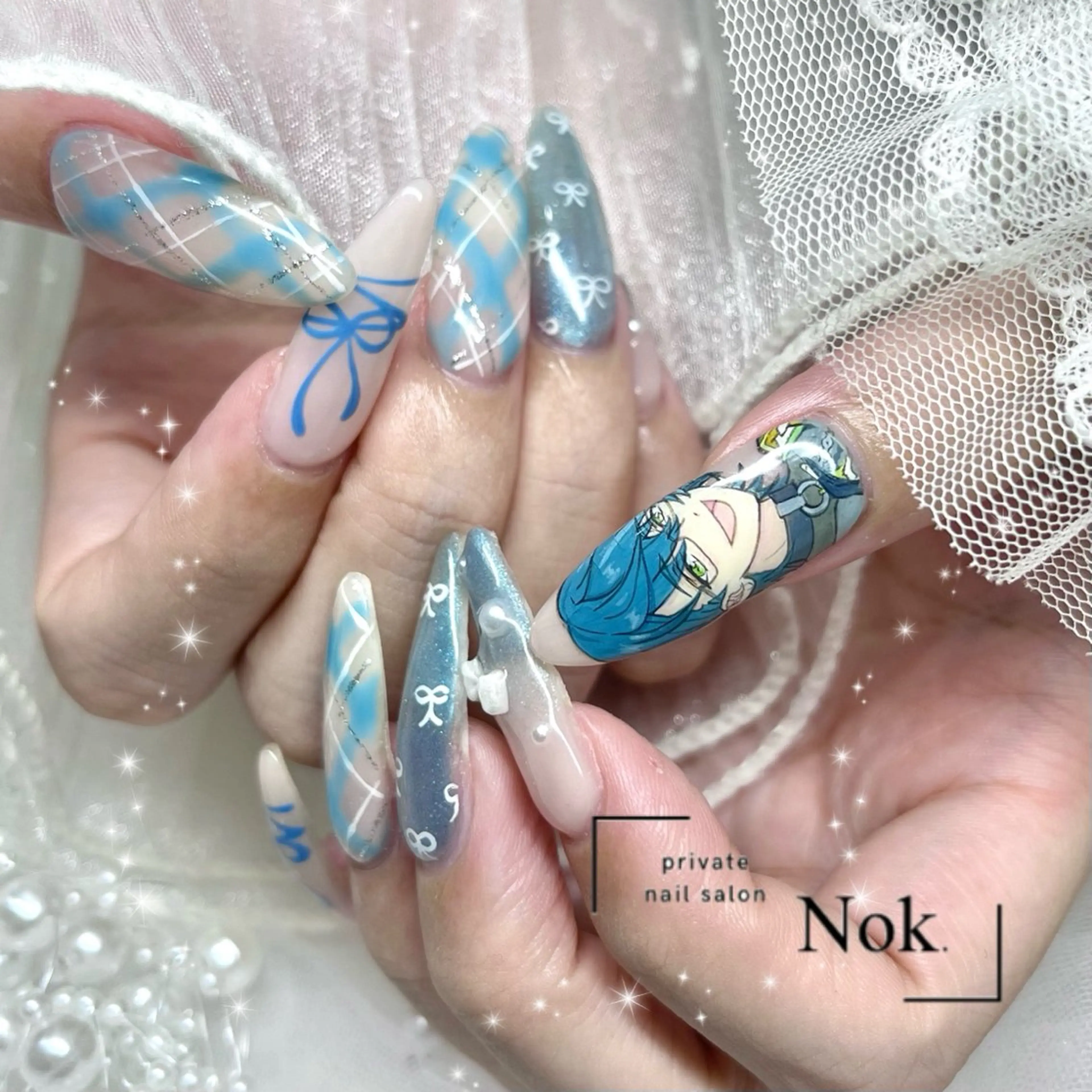 ネイル ハンドネイル 池袋痛ネイル Nok. 渡辺のネイルデザイン