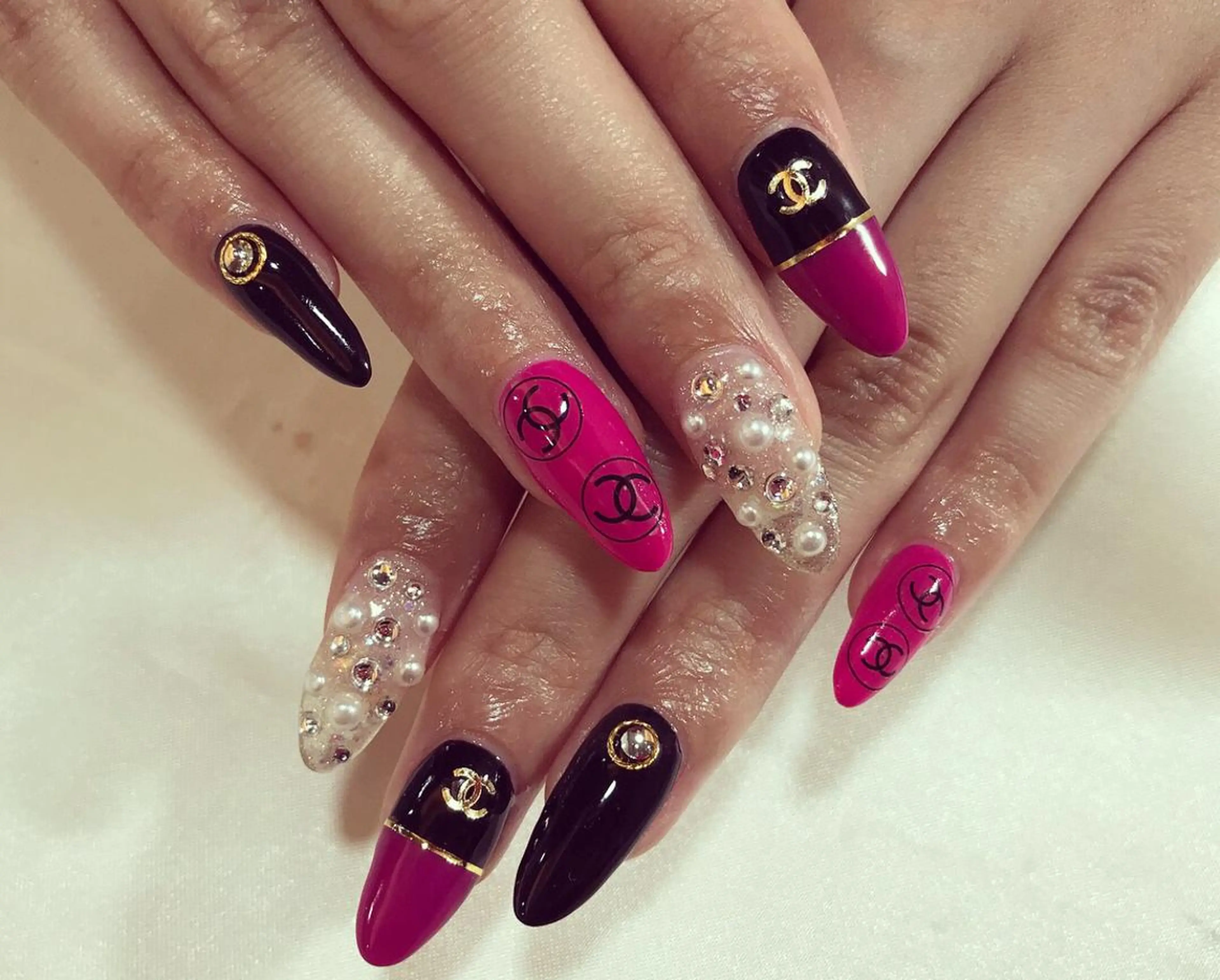 ネイル スカルプネイル nailsalon colon所属・nailartist lisaのネイルデザイン