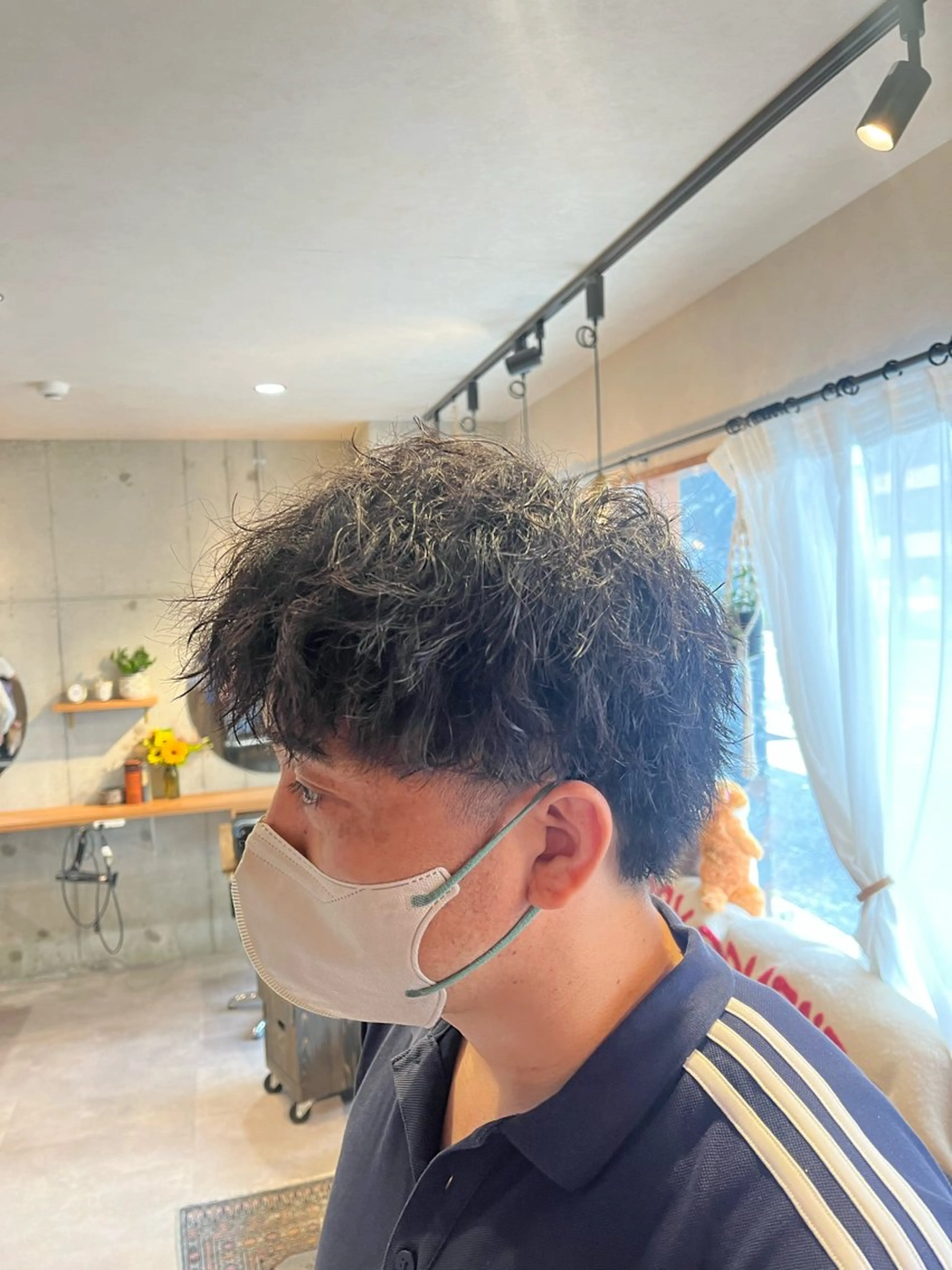 ショート パーマ メンズ メンズパーマ カット パーマ Lamp所属・🌀メンズパーマ🌀 🐏丸山祐宇🐏のヘアスタイル