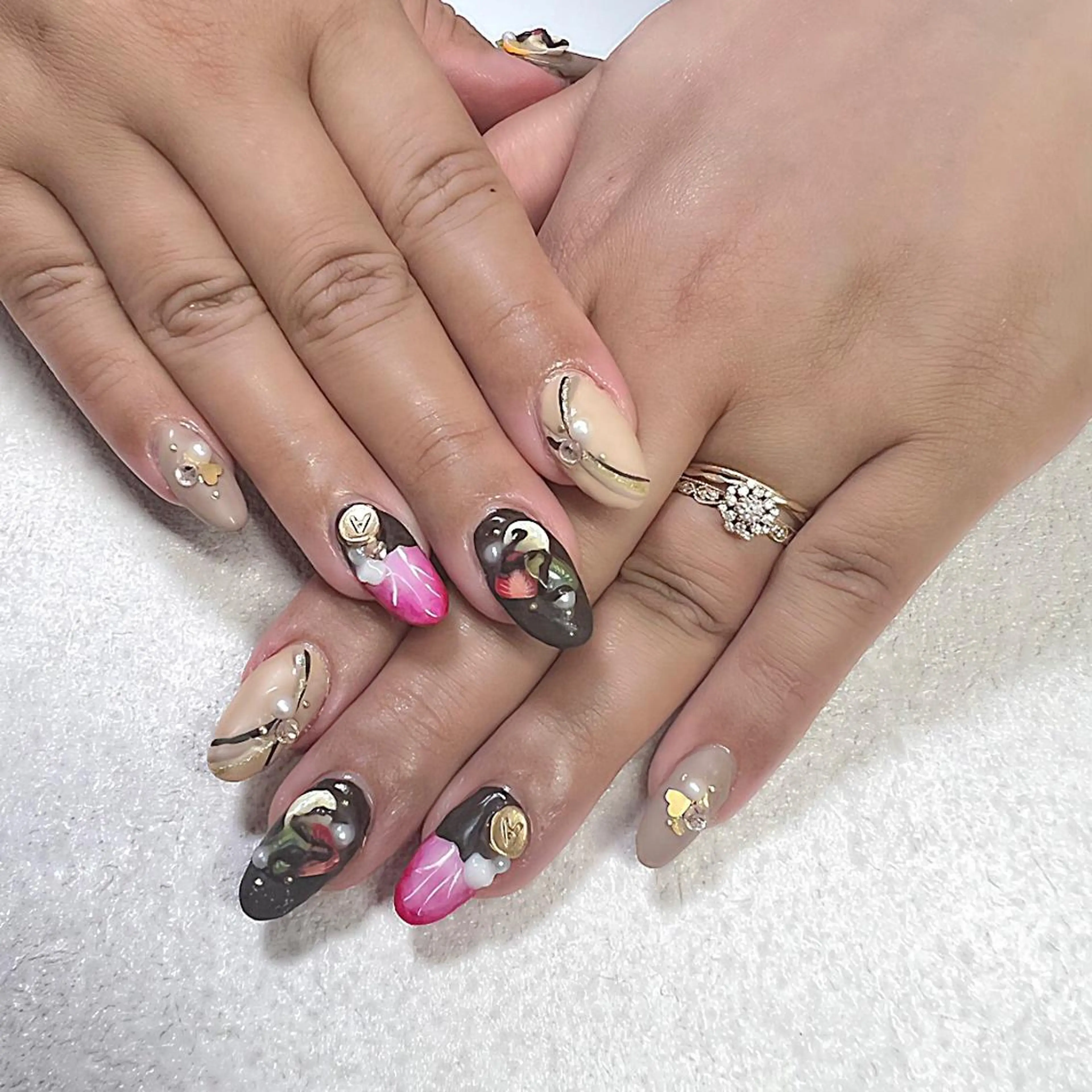 ネイル Rire_eye+beauty_nail所属・Rire_ nail_yukiのネイルデザイン