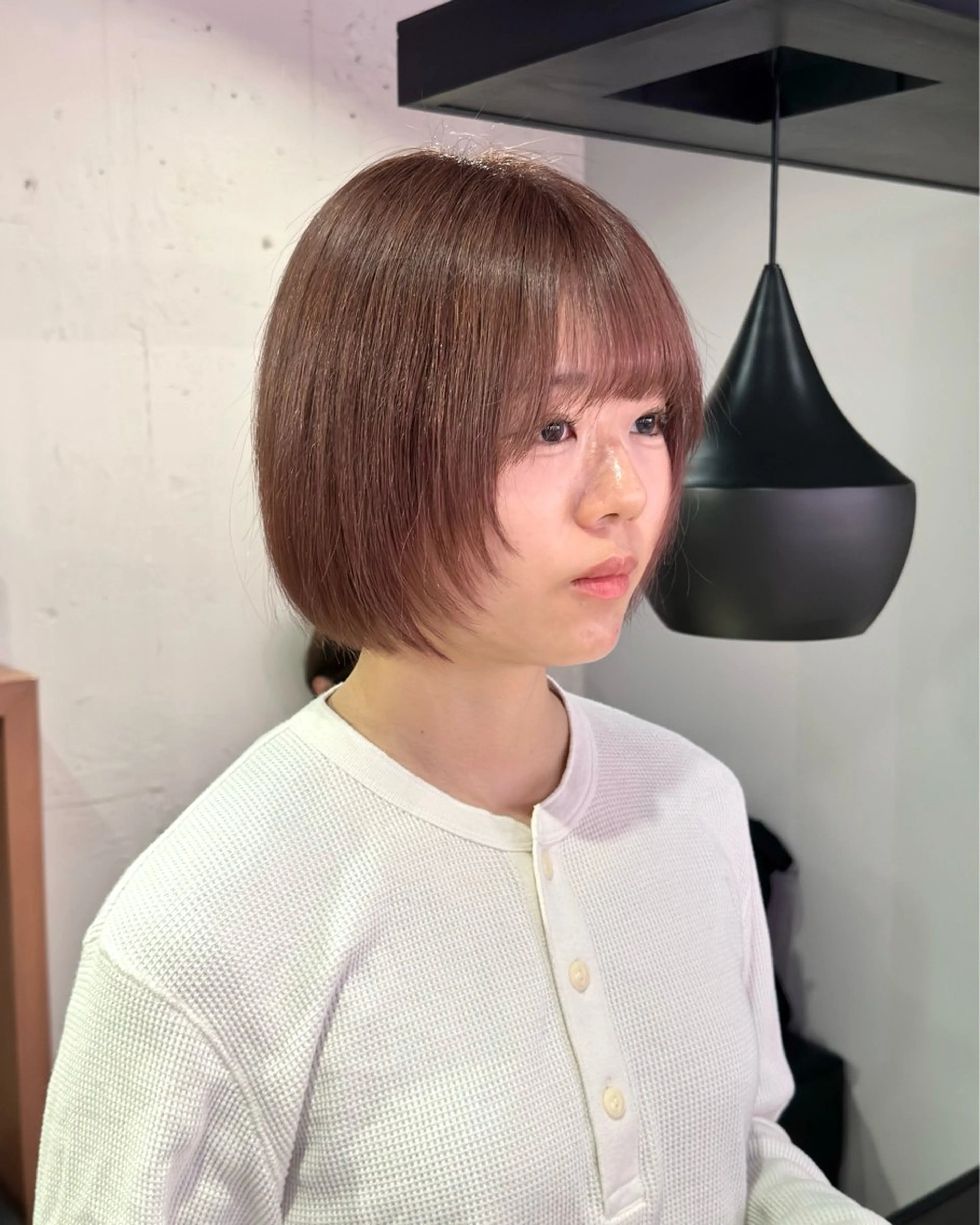 ショート pizzicato pacto所属・ボルドーカラー/ワイ ンレッド/長山遼太郎のヘアスタイル