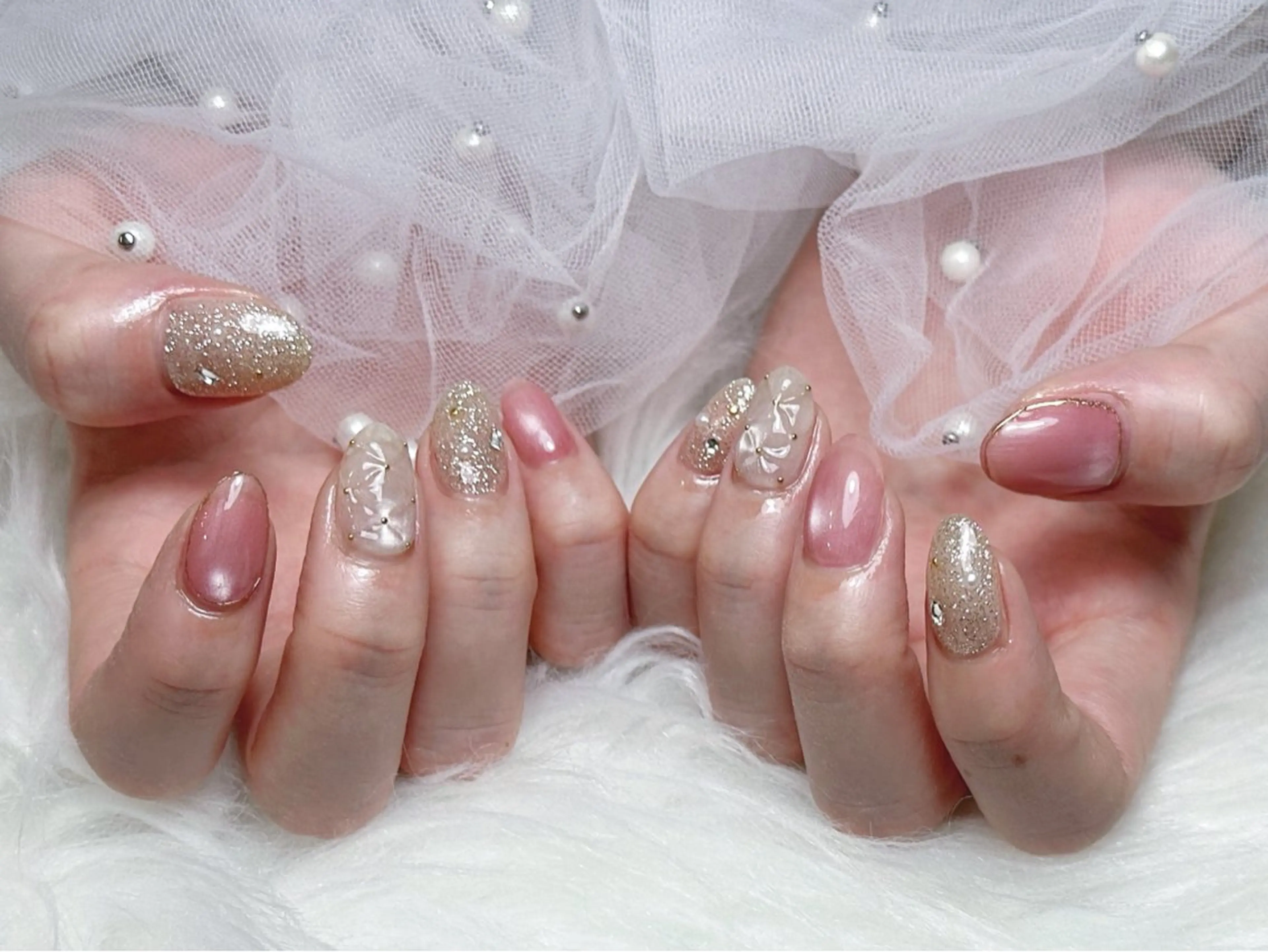 ネイル ハンドネイル 【Eclat ｴｸﾗ】nail＆beauty所属・Eclat〔ｴｸﾗ〕 MOEKA𝜗𝜚*のネイルデザイン