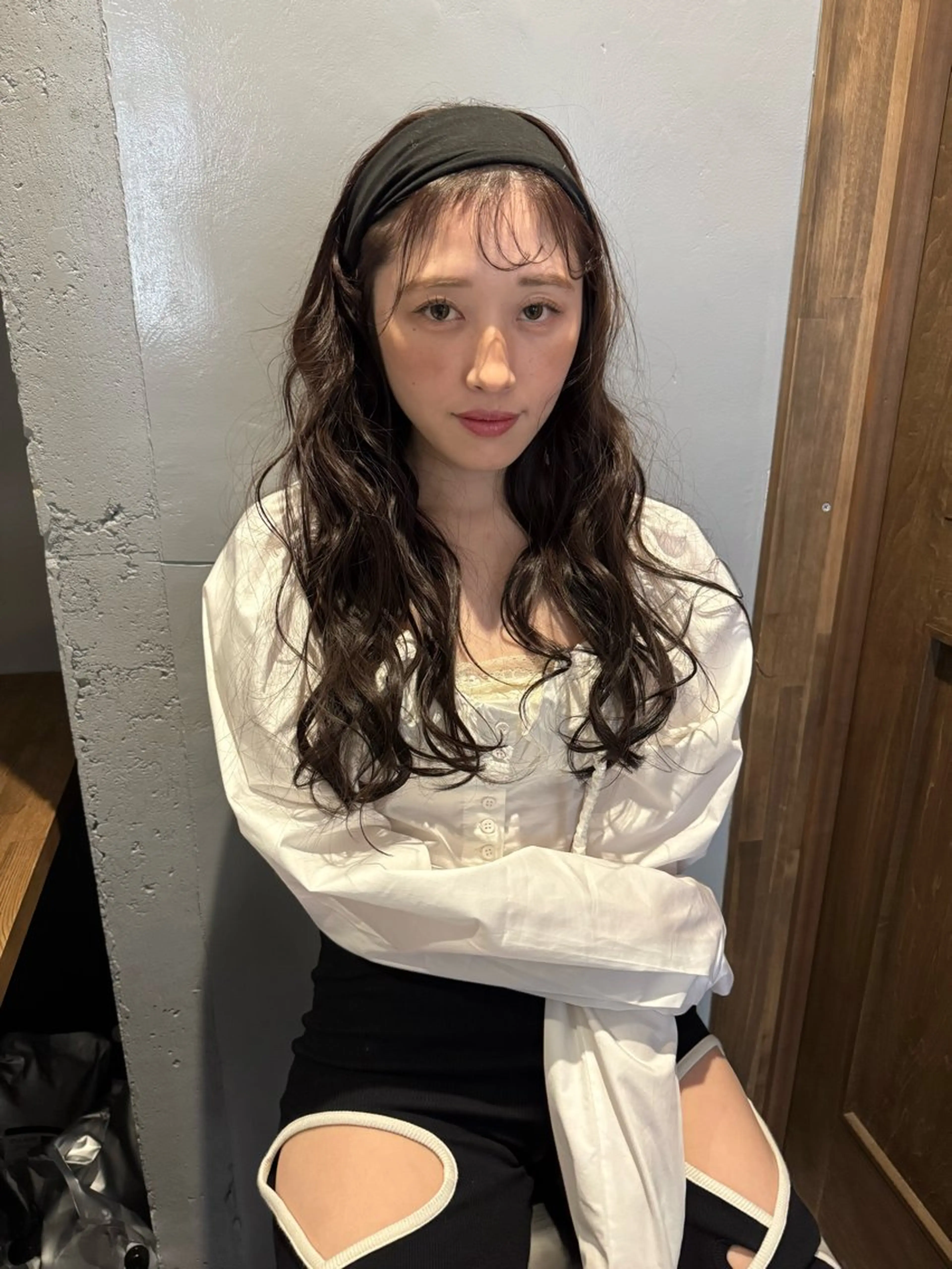 ロング カラー カット ヘアカラー 画 kirikaのヘアスタイル