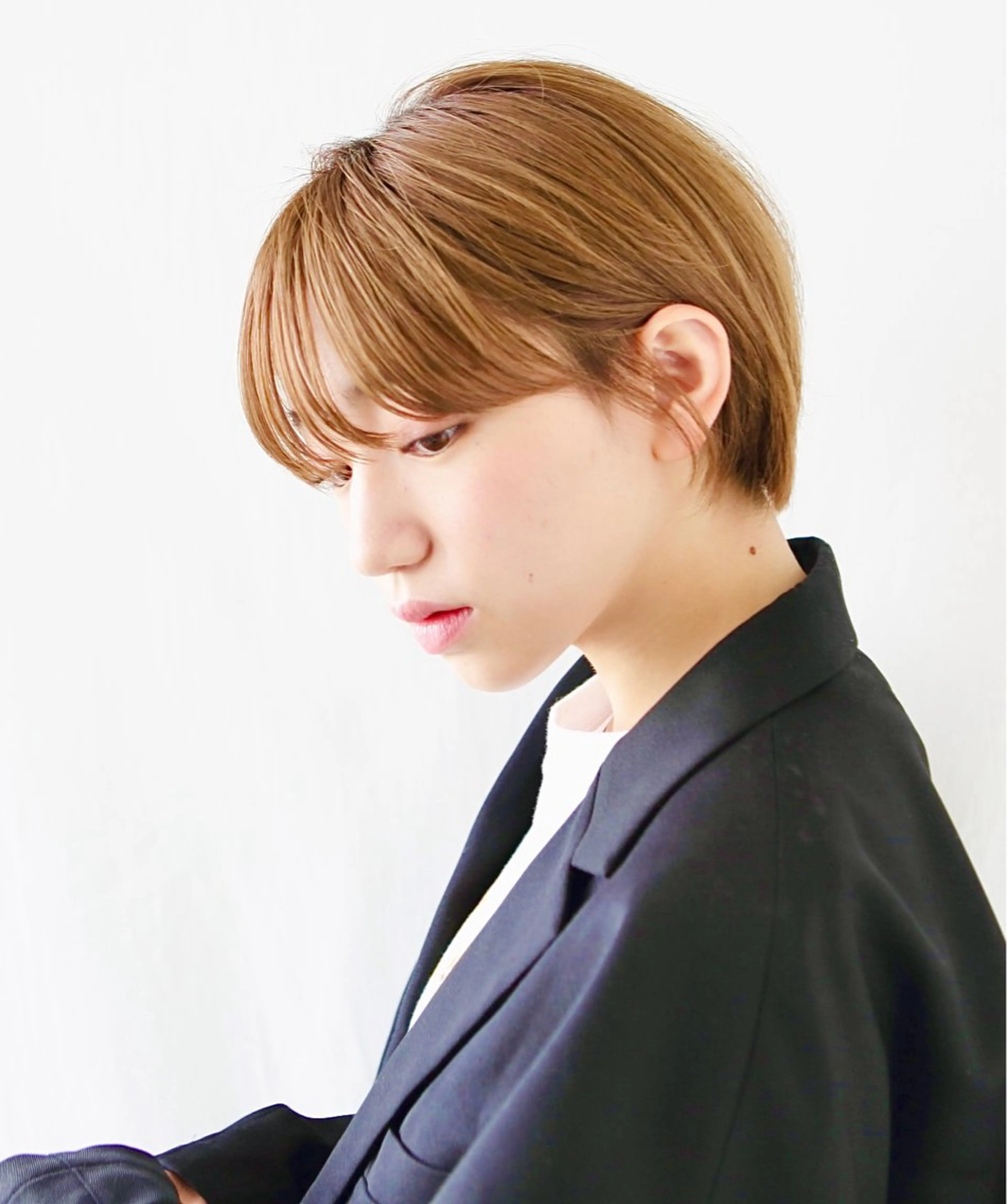 ショート カラー パーマ カット ヘアカラー トリートメント ショートボブ縮毛矯正 髪質改善のプロ山道潤のヘアスタイル