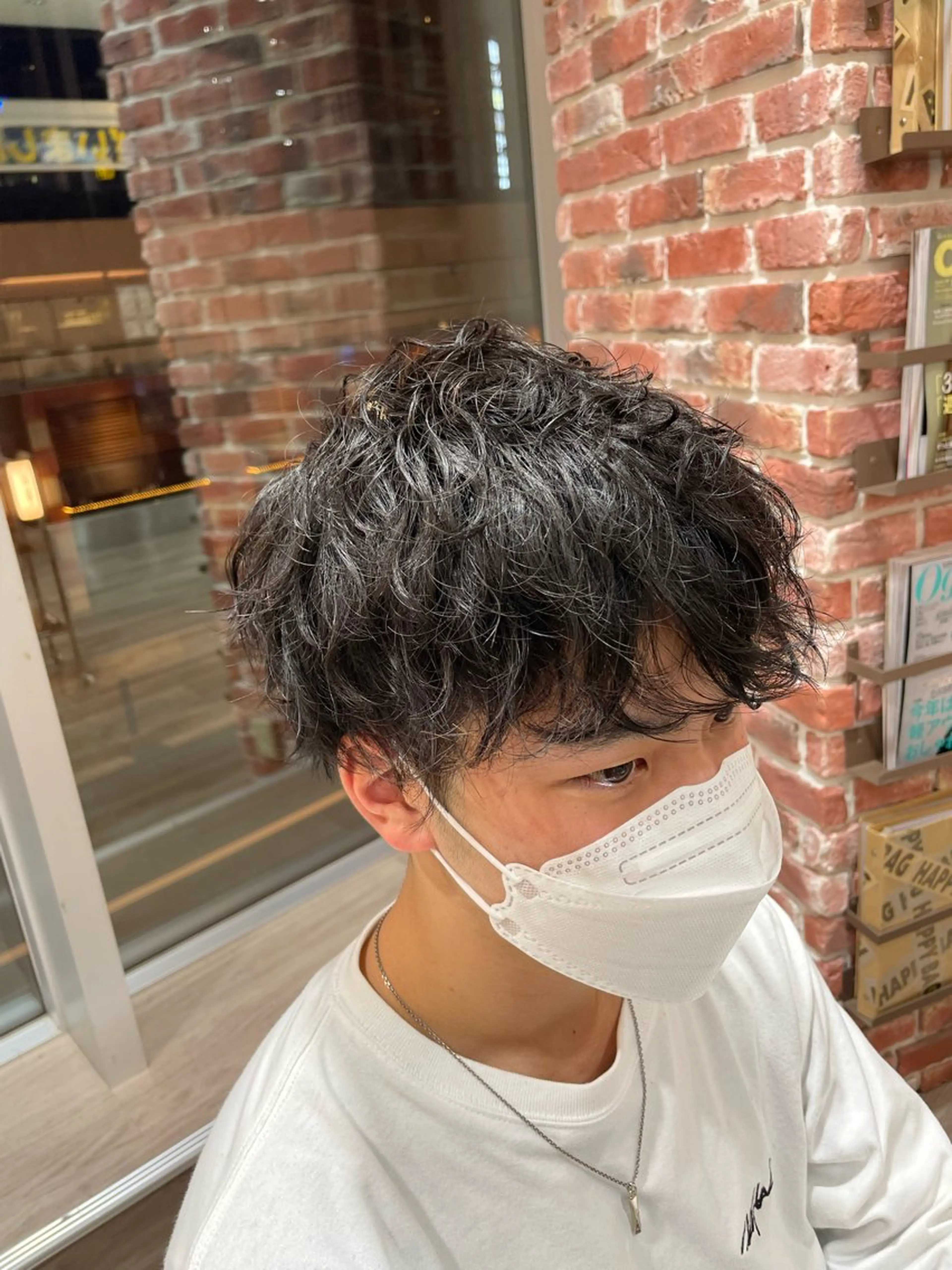 パーマ メンズ メンズパーマ ツイストスパイラルパーマ スパイラルパーマ カット パーマ ✨トレンド特化美容師 WILL上村　拳吾のヘアスタイル