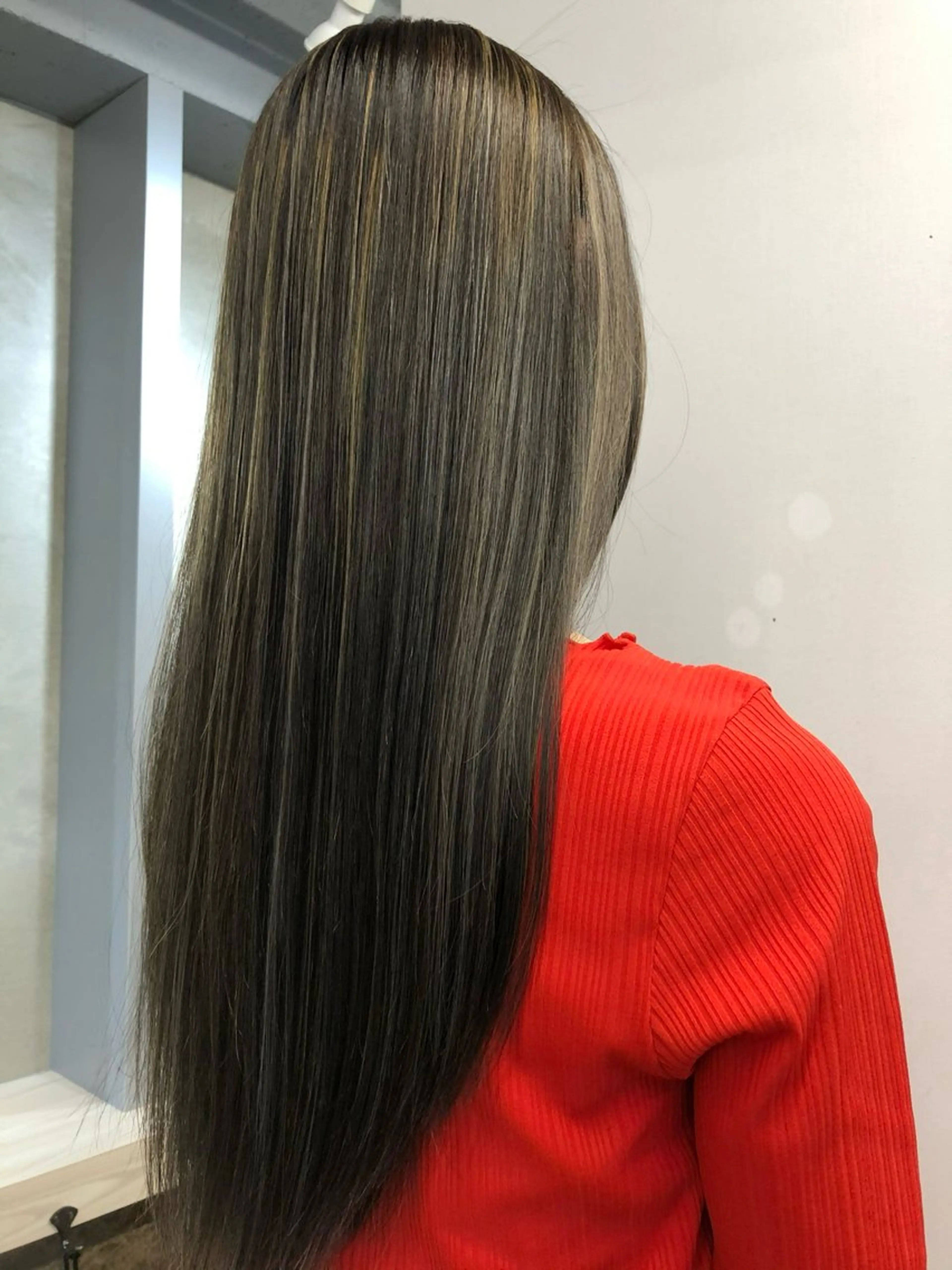 ロング カット 縮毛矯正 トリートメント 髪質改善/縮毛矯正 カット/カラー/y.のヘアスタイル