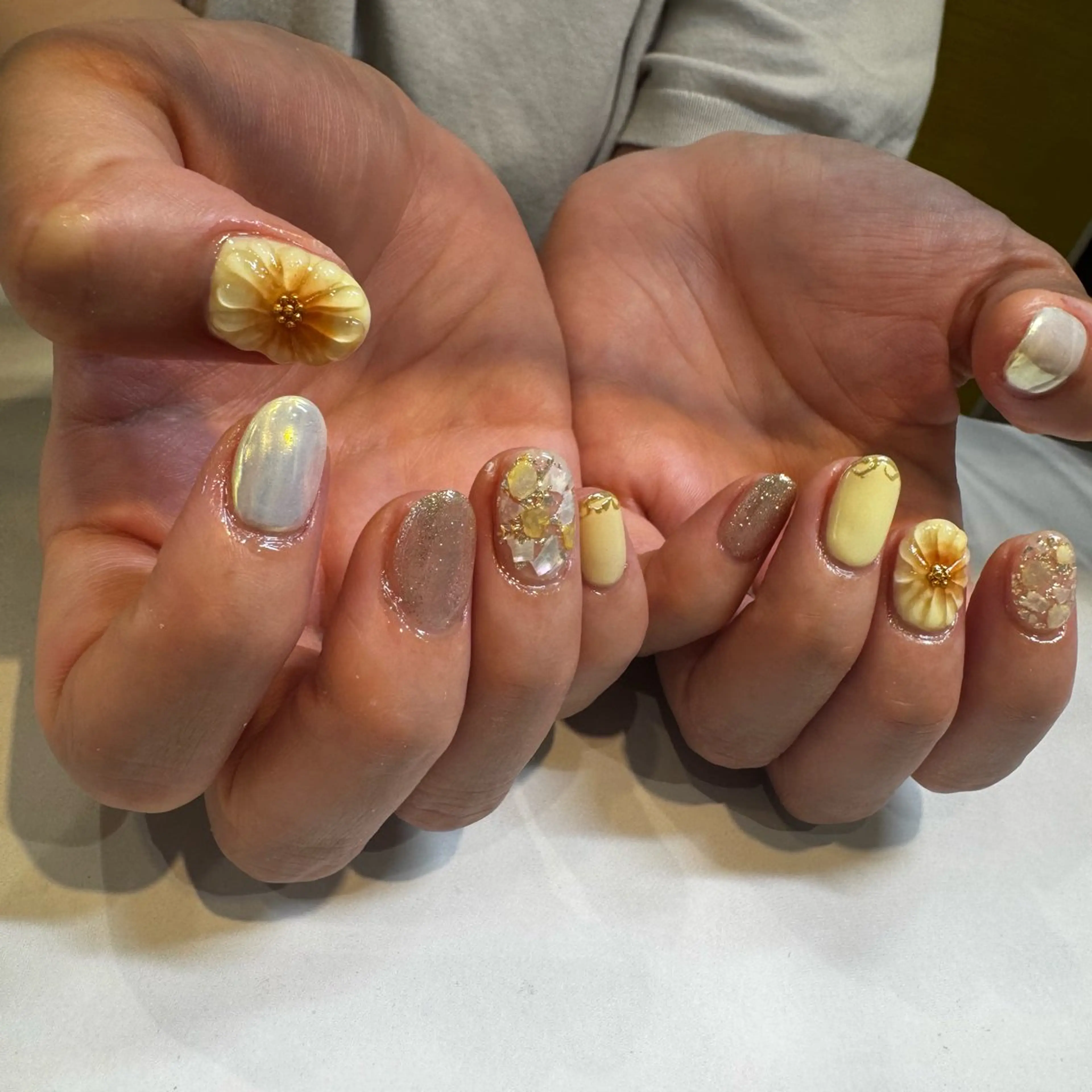 ネイル ぷっくりネイル ハンドネイル Beauty Salon Lucas所属・Lucas AIKAのネイルデザイン