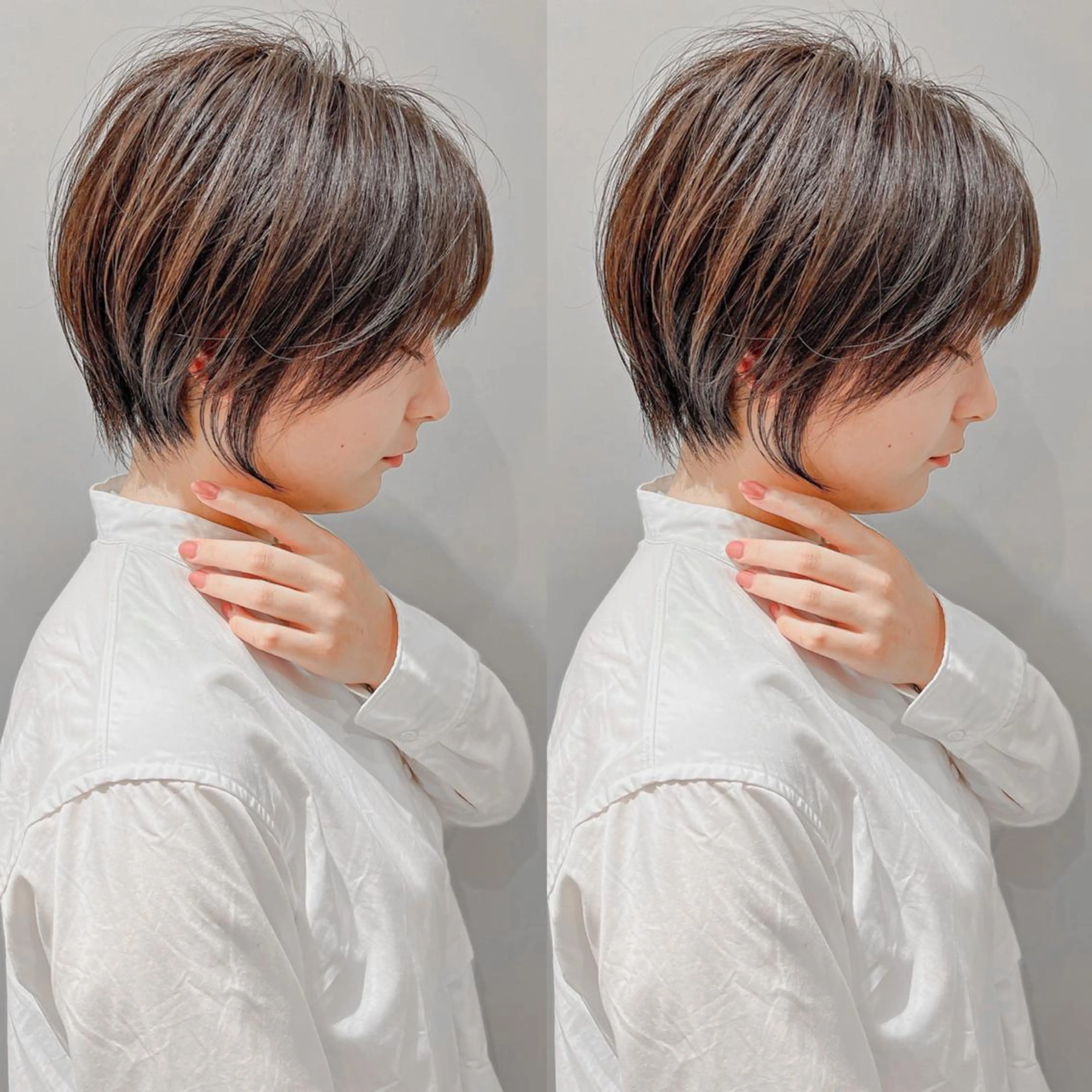 ショート カラー ヘアカラー HARUKI MINATO japan所属・🧡ショートの達人 🧡SHOのヘアスタイル