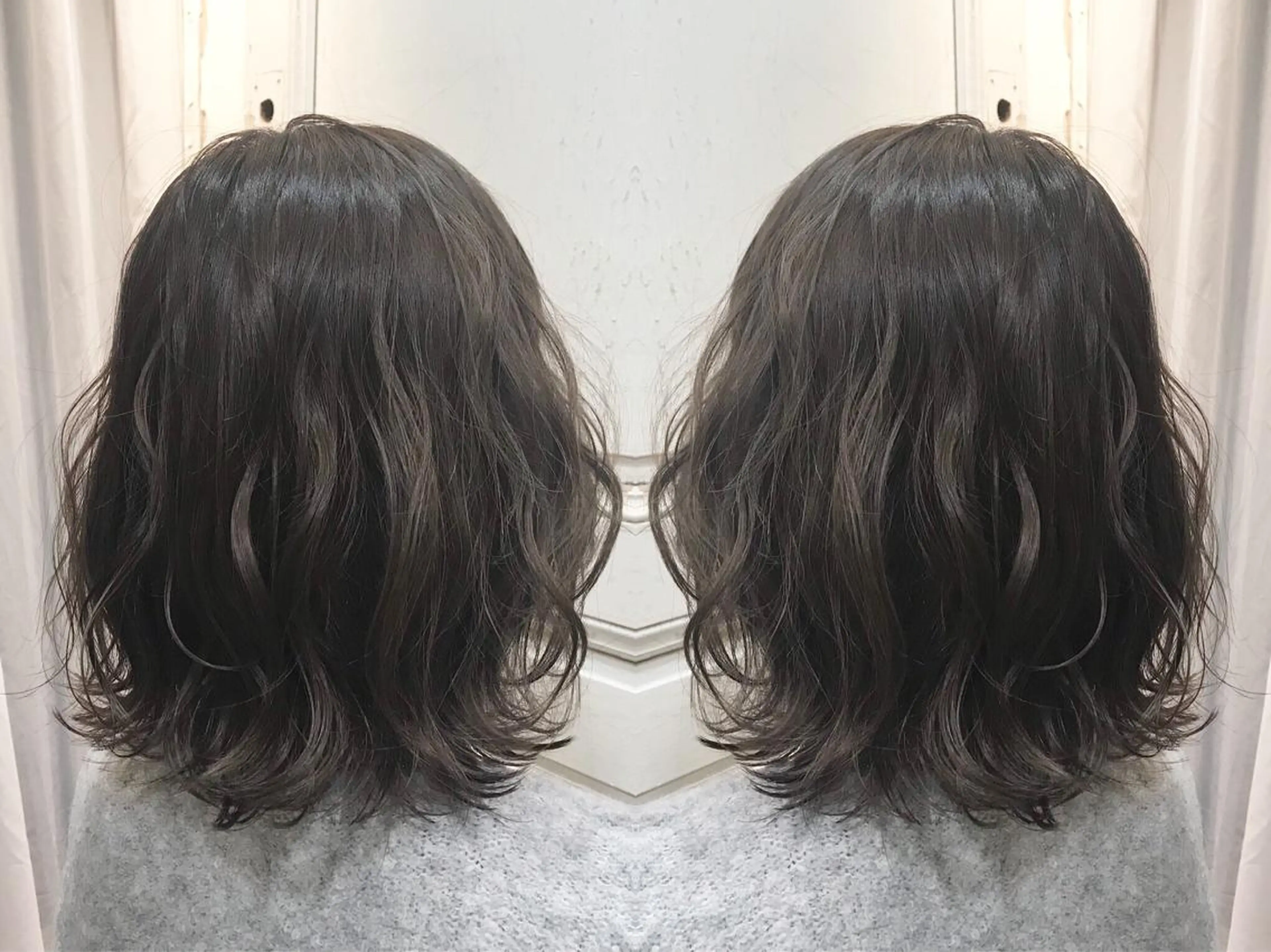 ショート カラー カット ヘアカラー トリートメント 難波 茜のヘアスタイル