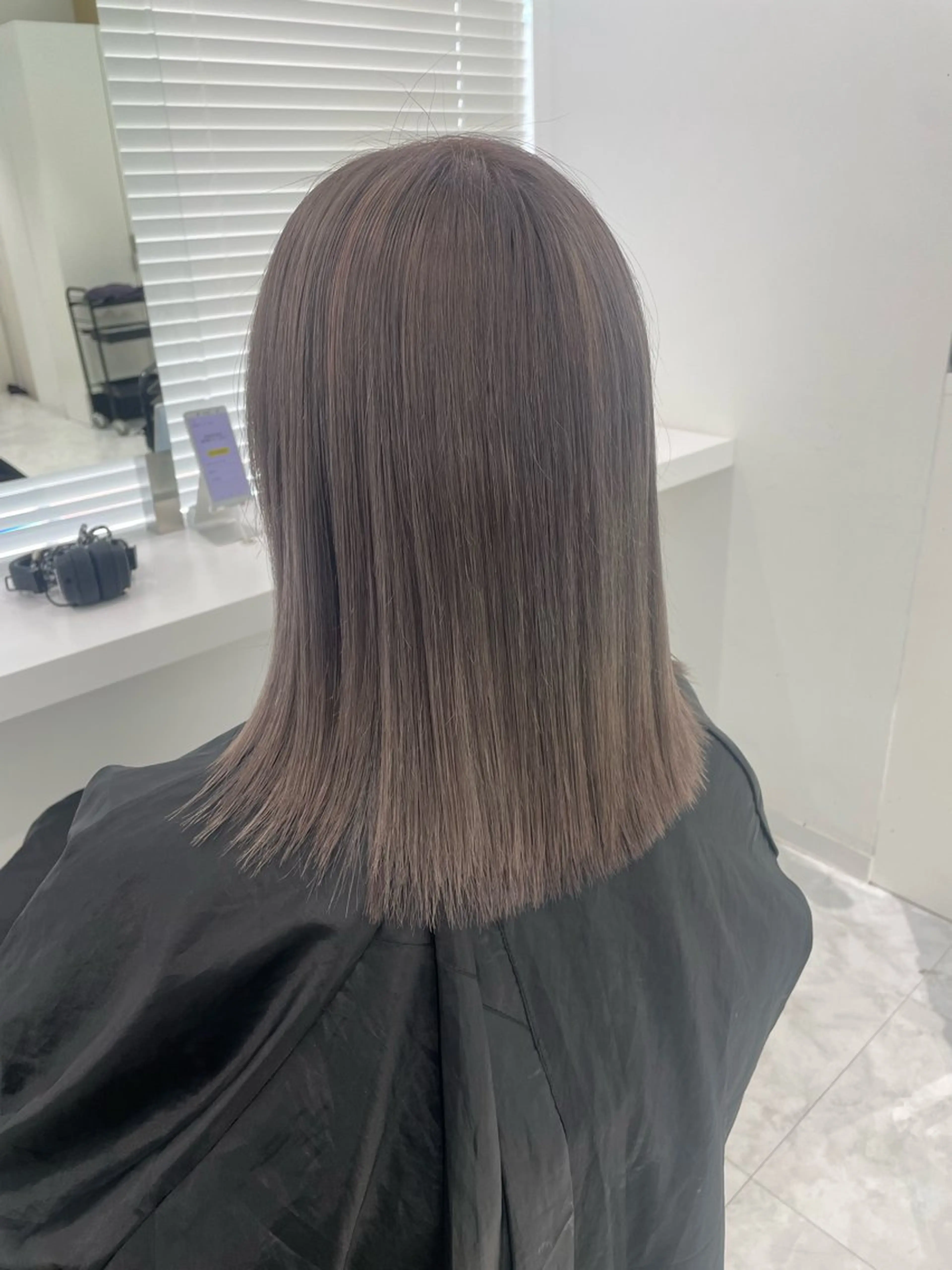 セミロング カラー 🌿透明感赤み消し Keishin🌿のヘアスタイル