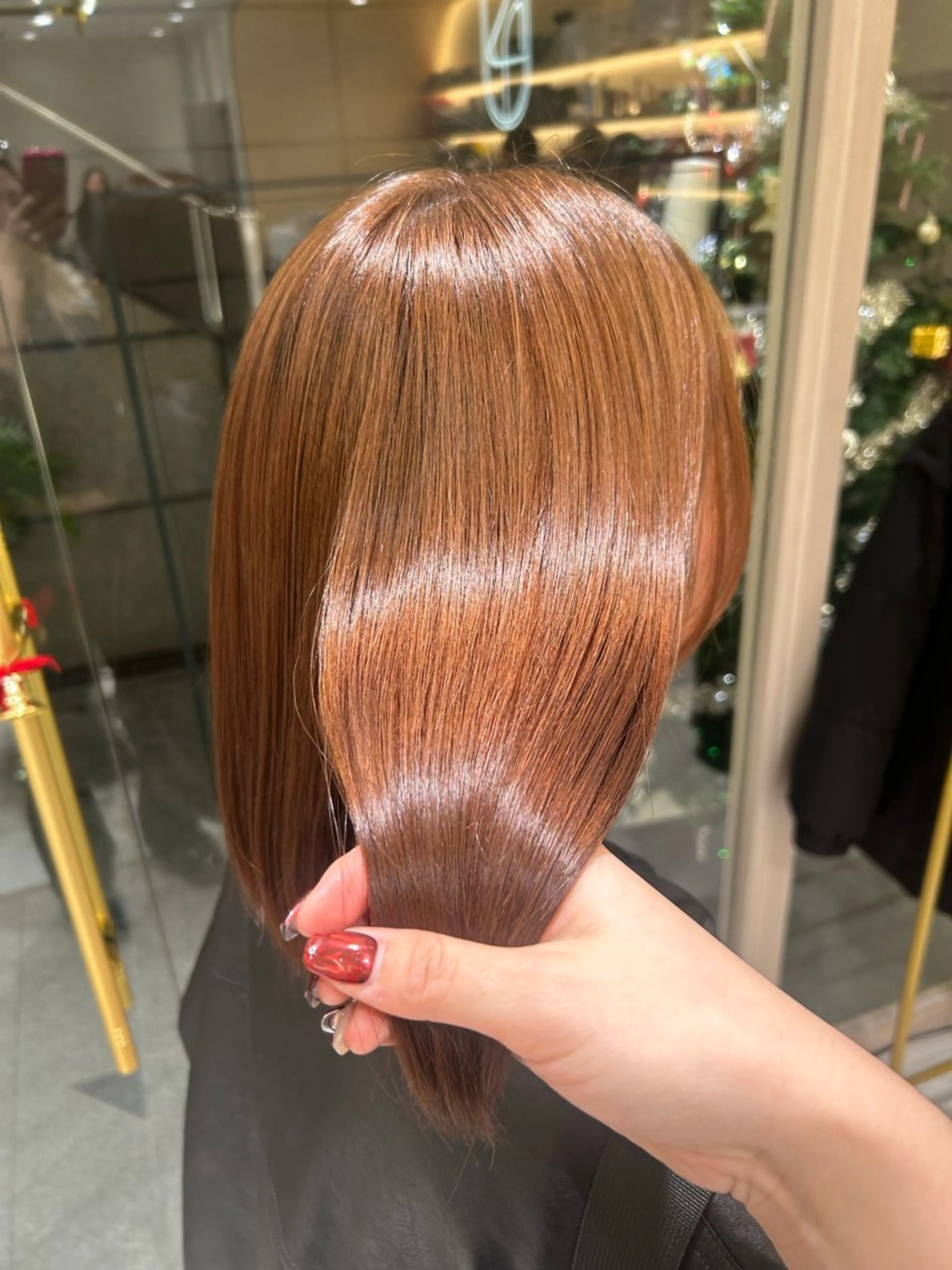 ミディアム ヘアカラー トリートメント 🇰🇷韓国スタイル /束間まつげ🎀ミキのヘアスタイル
