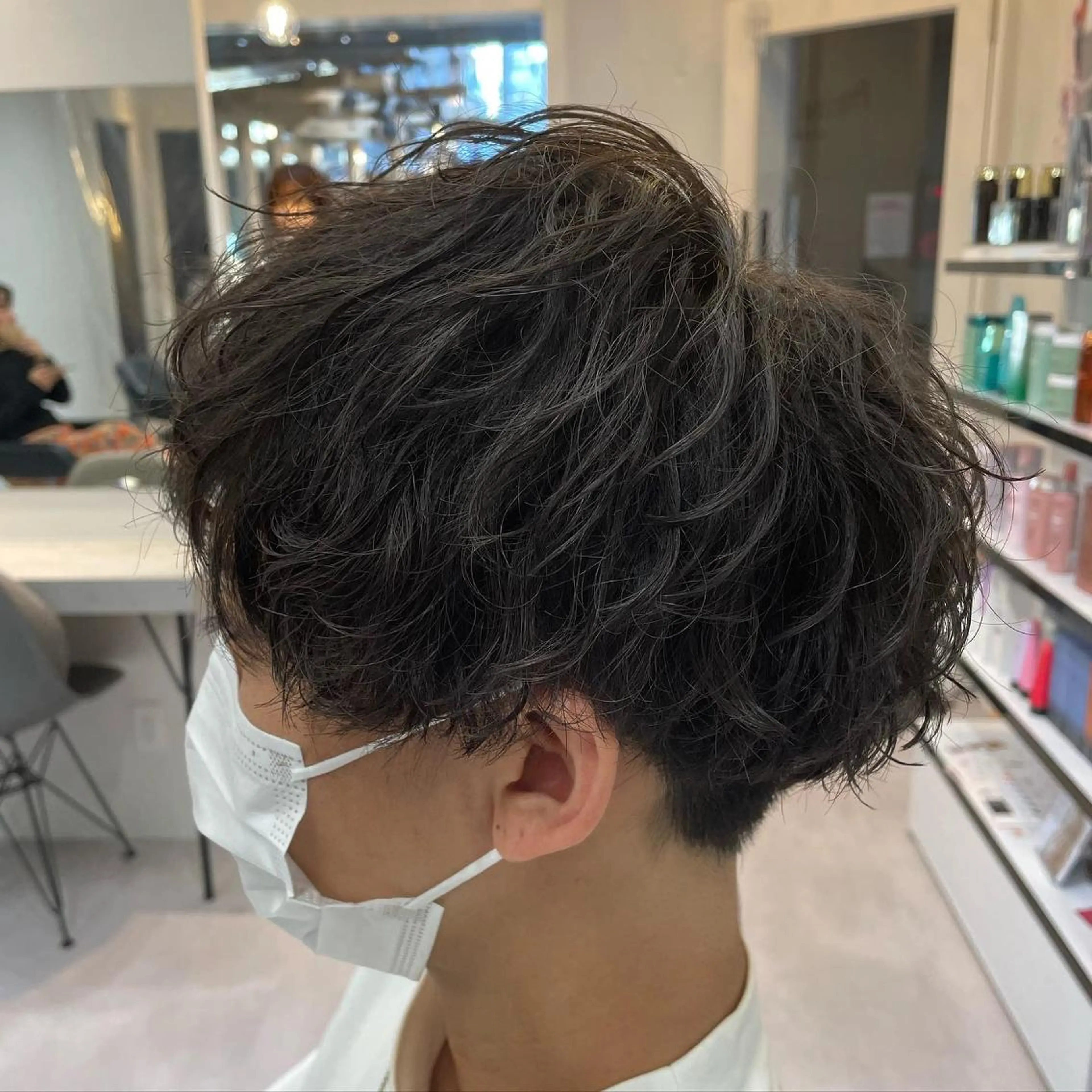 ショート 髪質改善× ハイライト溝江のヘアスタイル