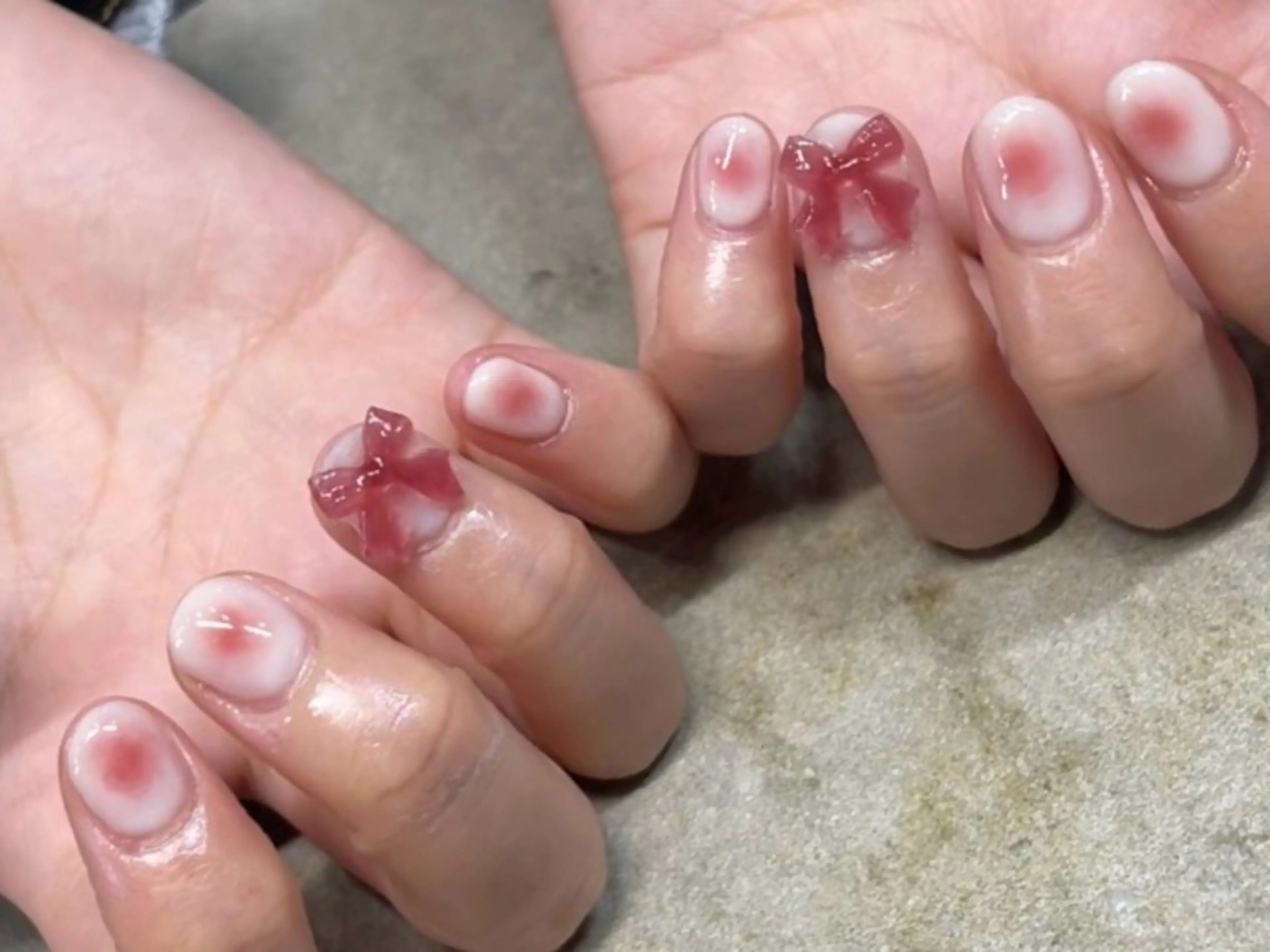 ネイル ハンドネイル 🎀mahiro🎀 ワンカラー💅フットのネイルデザイン