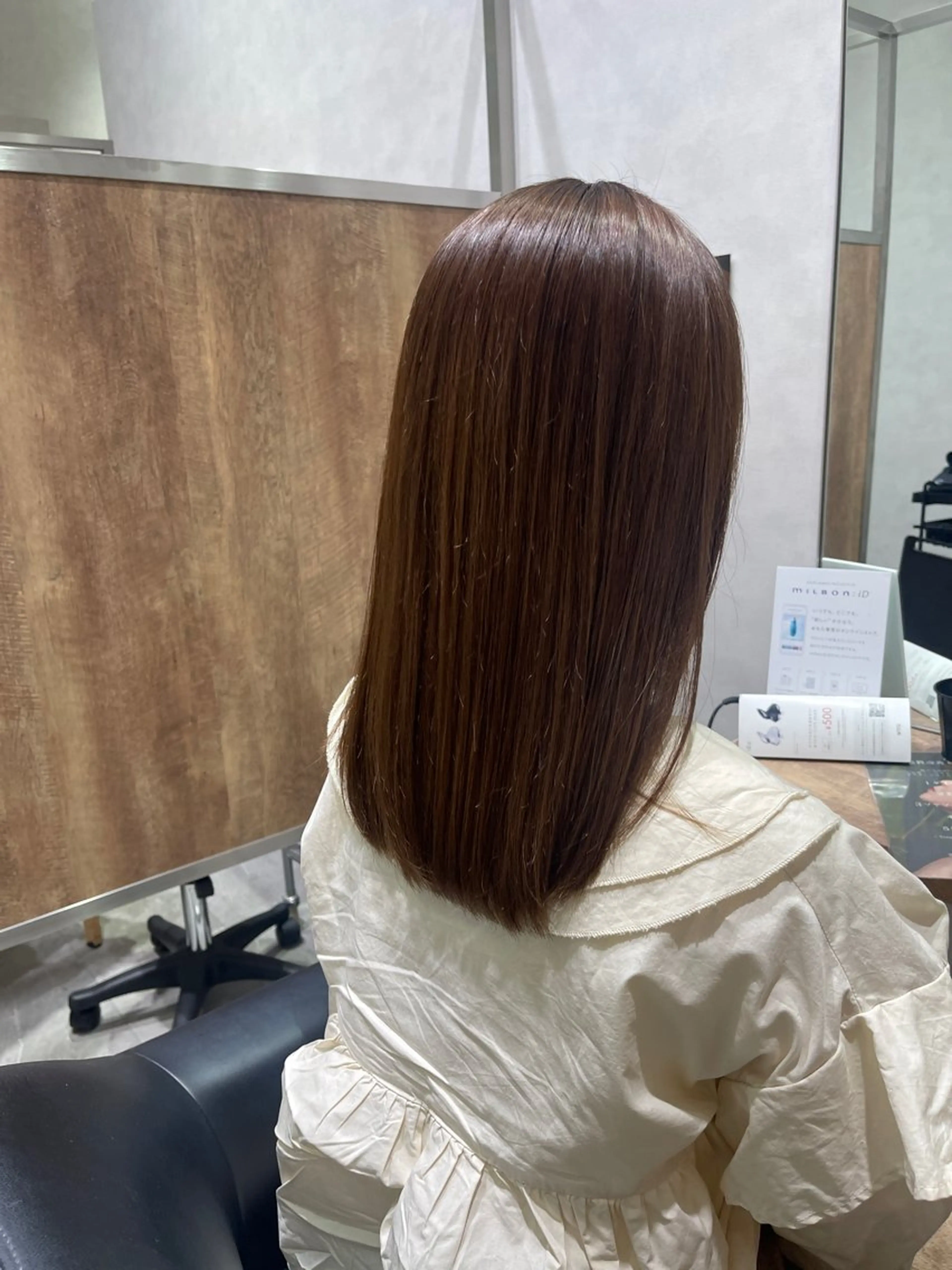 ミディアム カット 縮毛矯正 トリートメント AVANCE.セブンパーク天美松原店所属・髪質改善/レイヤー ✨平沼佑麻✨のヘアスタイル