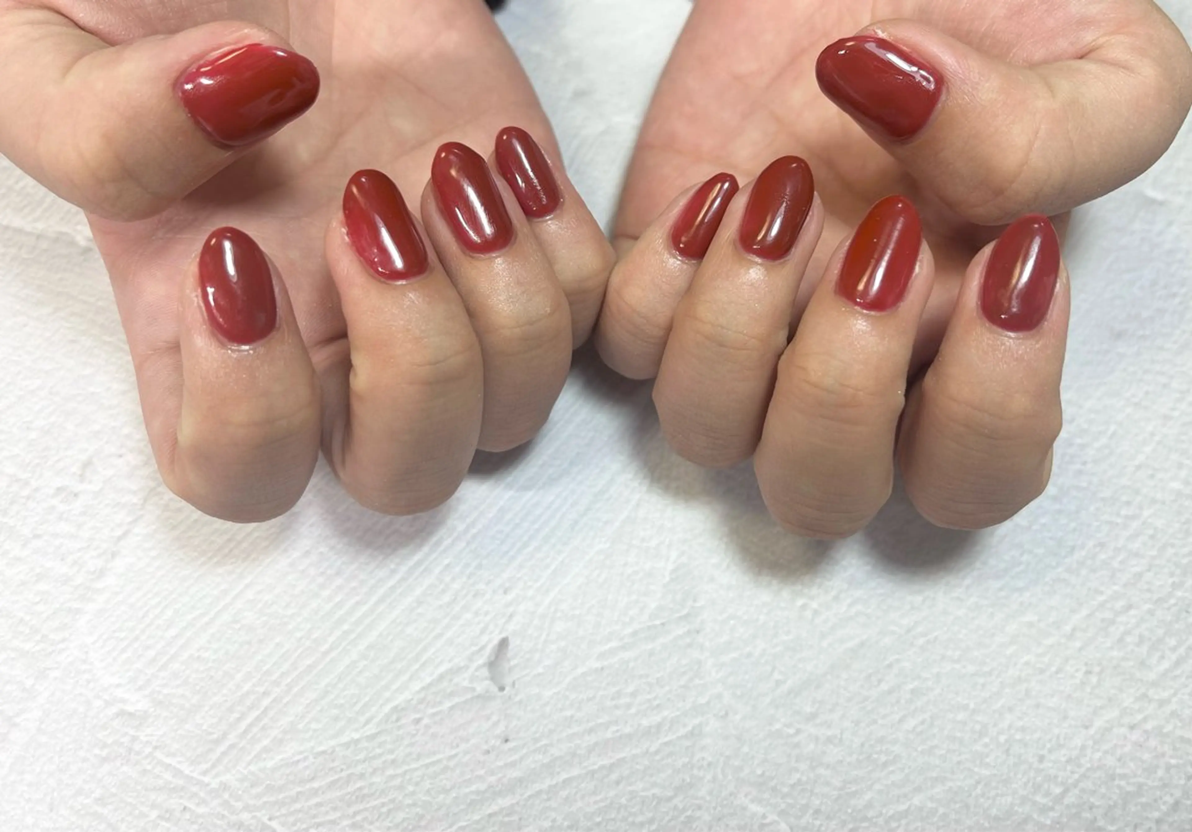 ネイル ワンカラーネイル more Private Nail Salon所属・K. makiのネイルデザイン