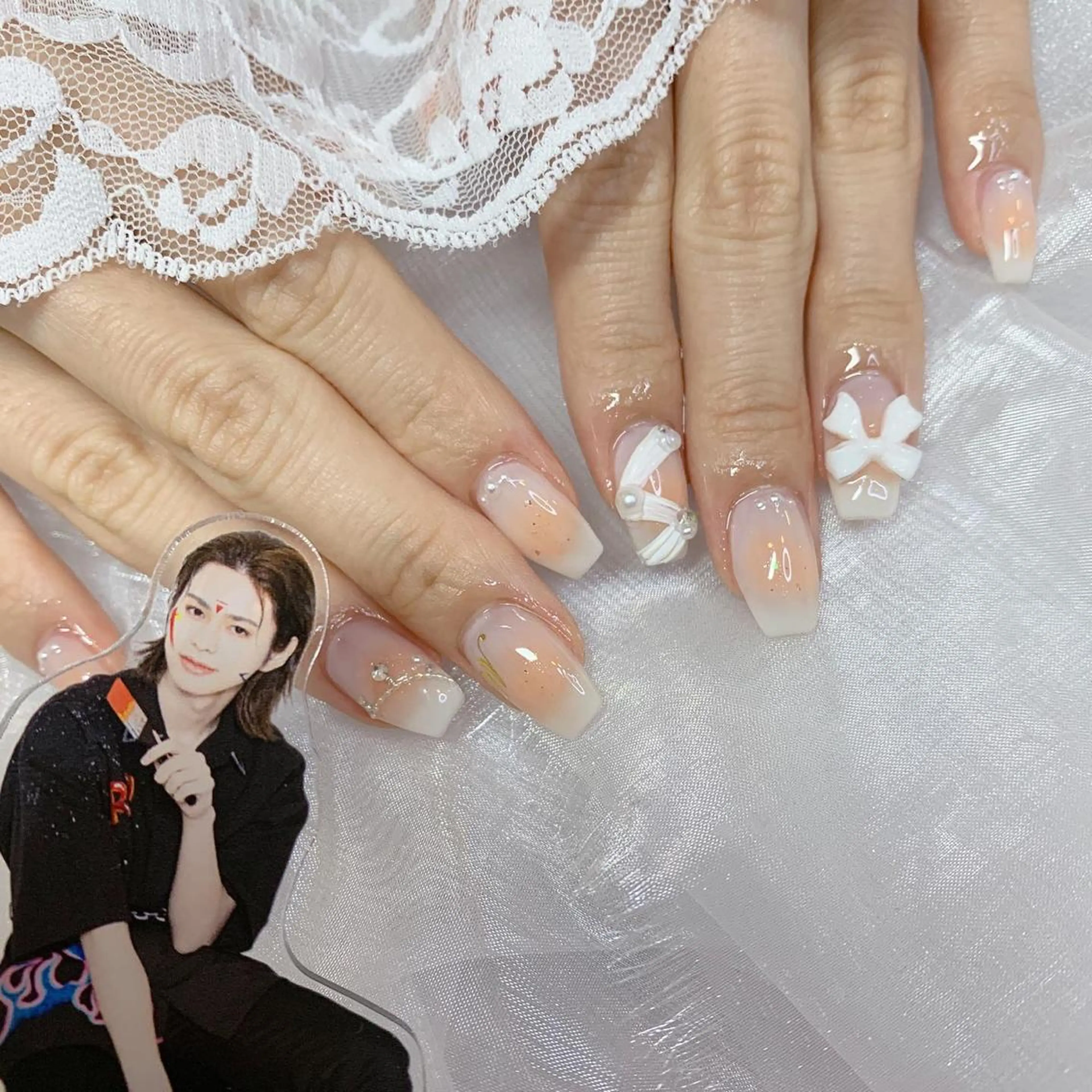 ネイル ハンドネイル La neige* yuki 🥯🍑のネイルデザイン