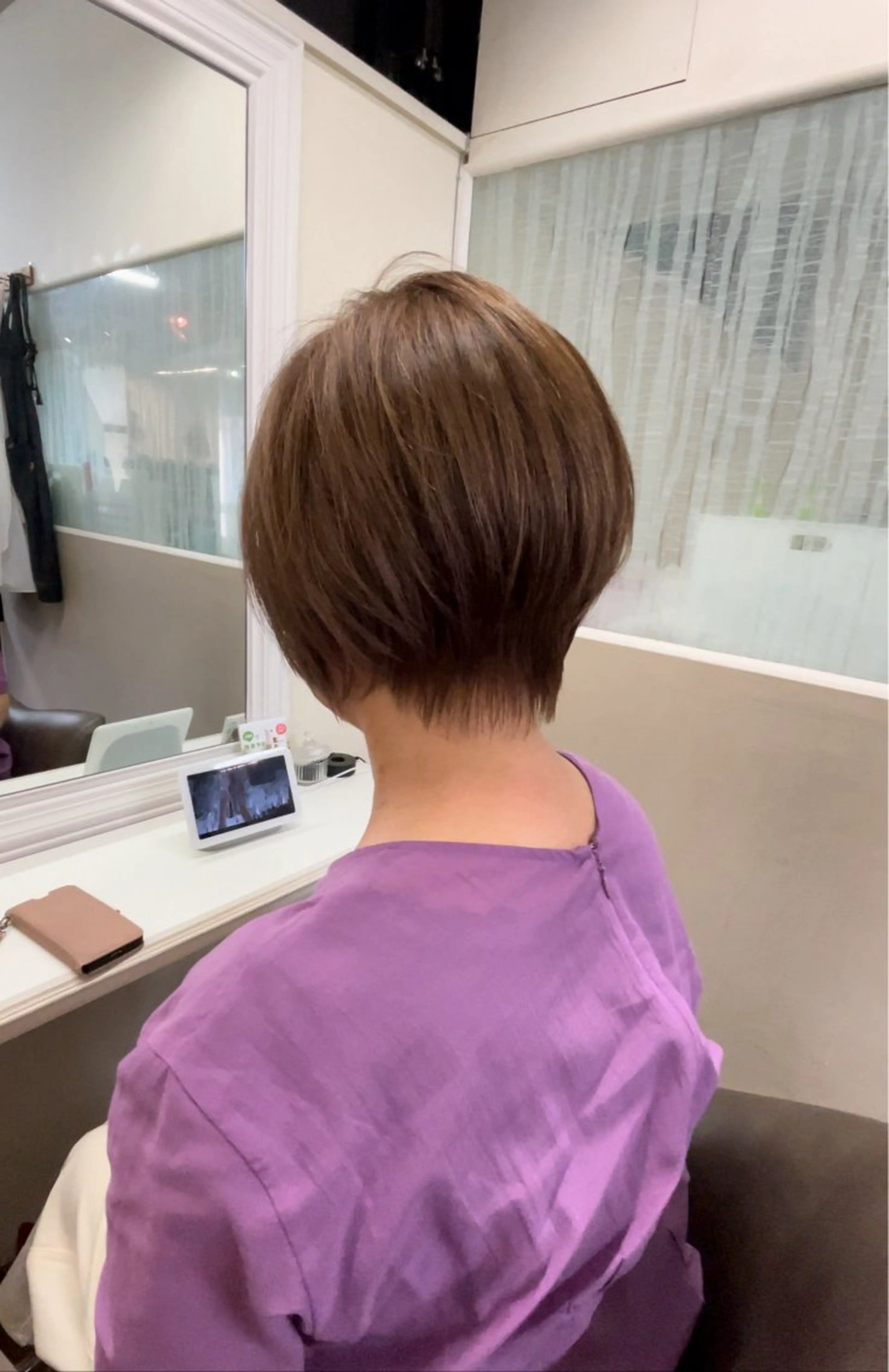 ショート カラー ショートヘア カット ヘアカラー トリートメント TMJ所属・バズる韓国ヘア 🇰🇷溝邊　拓麿のヘアスタイル