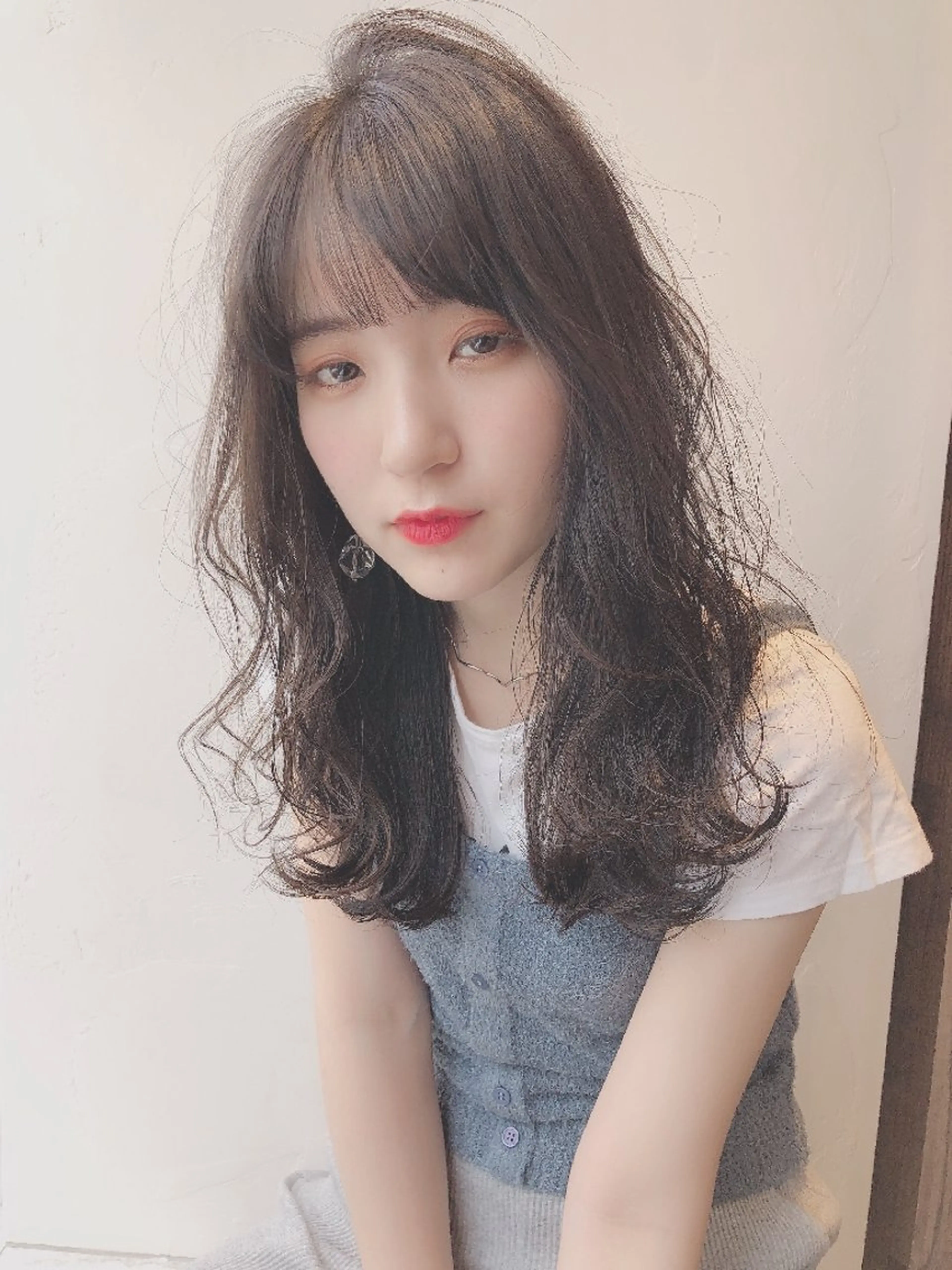 セミロング サロウィン銀座ray店所属・シノヅカ ケンゾーのヘアスタイル