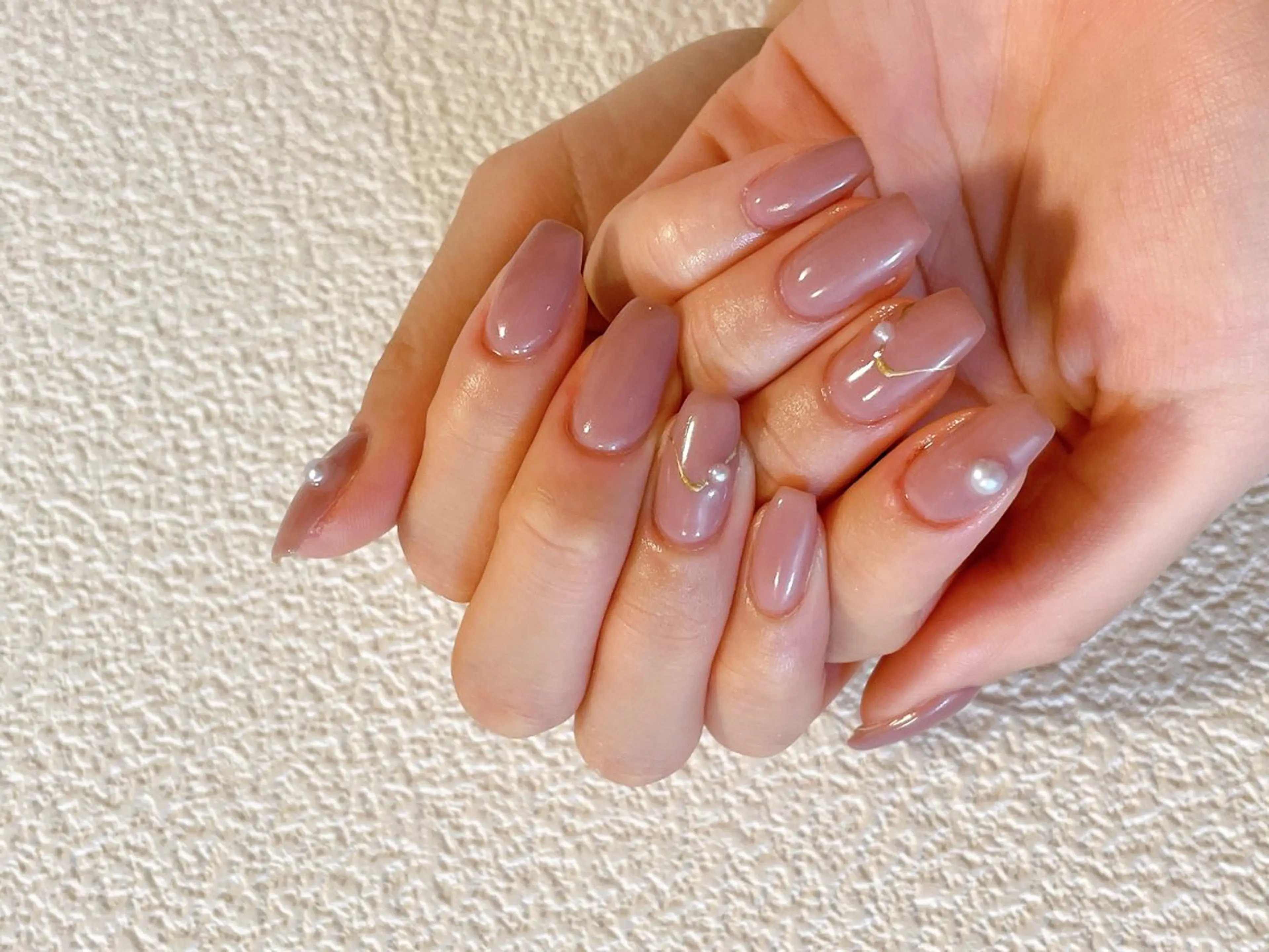 ネイル オーロラネイル フットネイル フレンチネイル ジェルネイル 韓国ネイル ハンドネイル Mogu nail 二子玉川のネイルデザイン