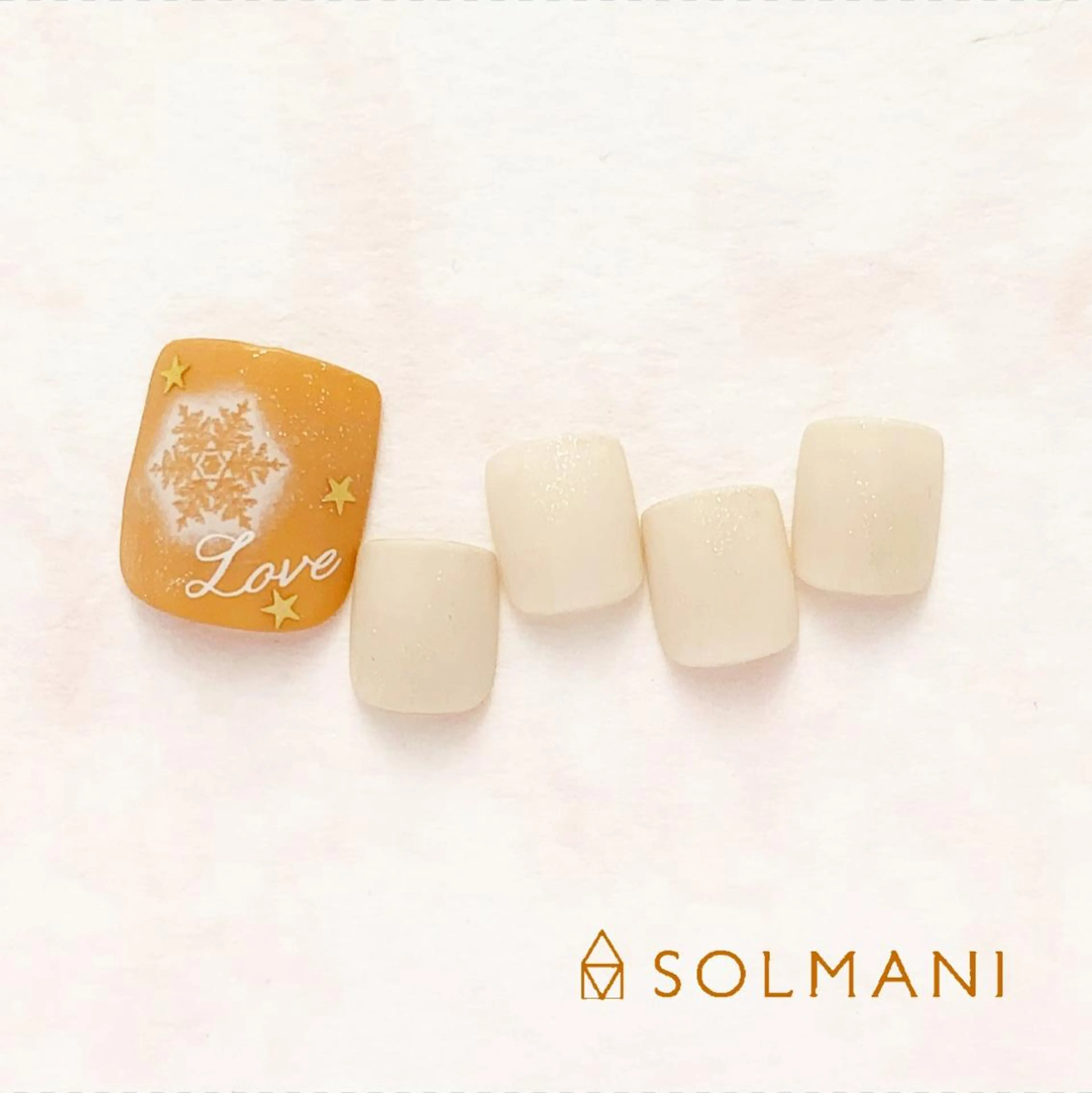 ネイル フットネイル マットネイル SOLMANI 予約担当のネイルデザイン