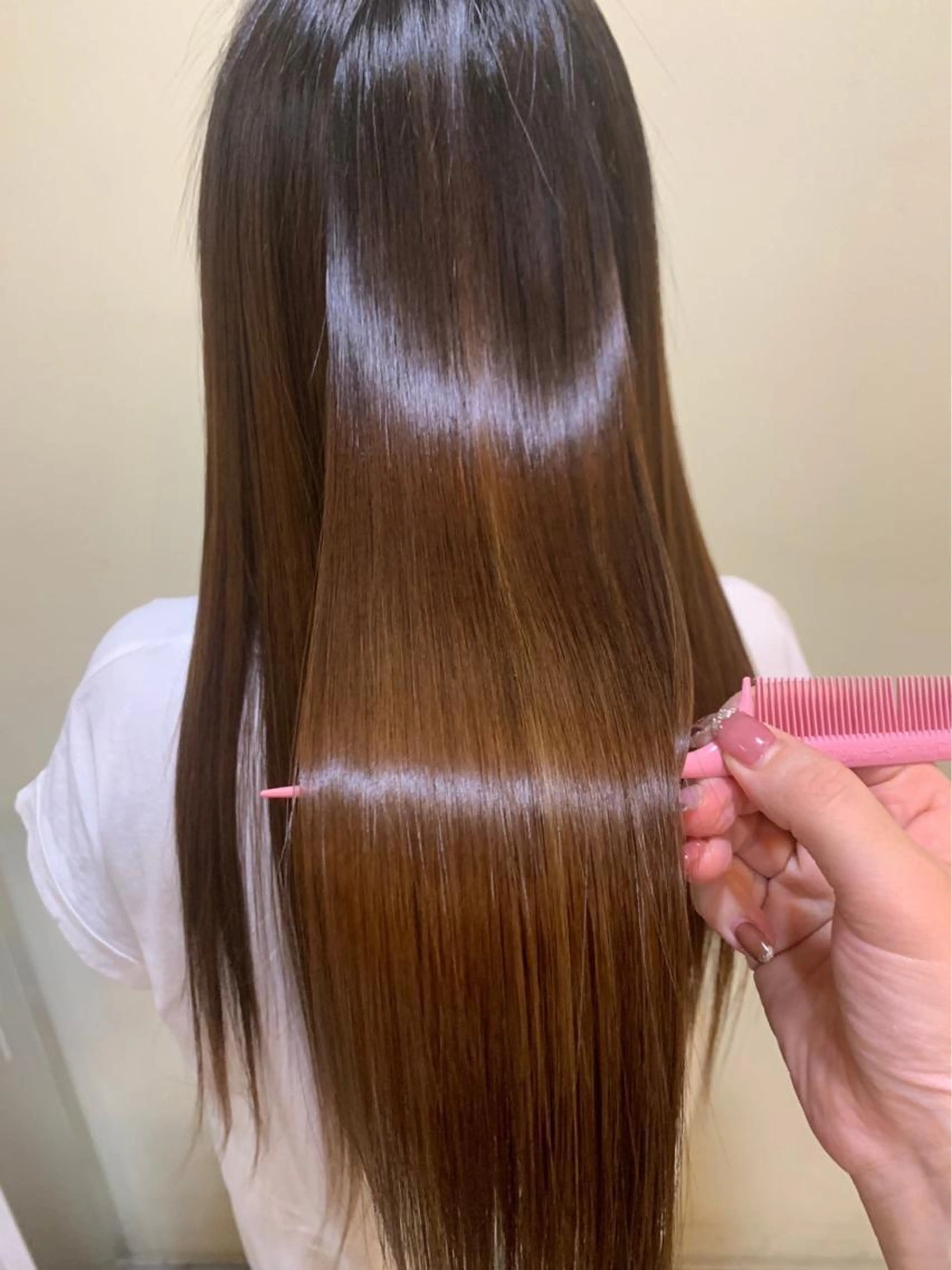 ヘアエステ髪質改善 幹細胞育成✖️最新テクノロジーアクティブプレックスで立上り柔らかさが出て髪に栄養を【奈良県初導入】の写真