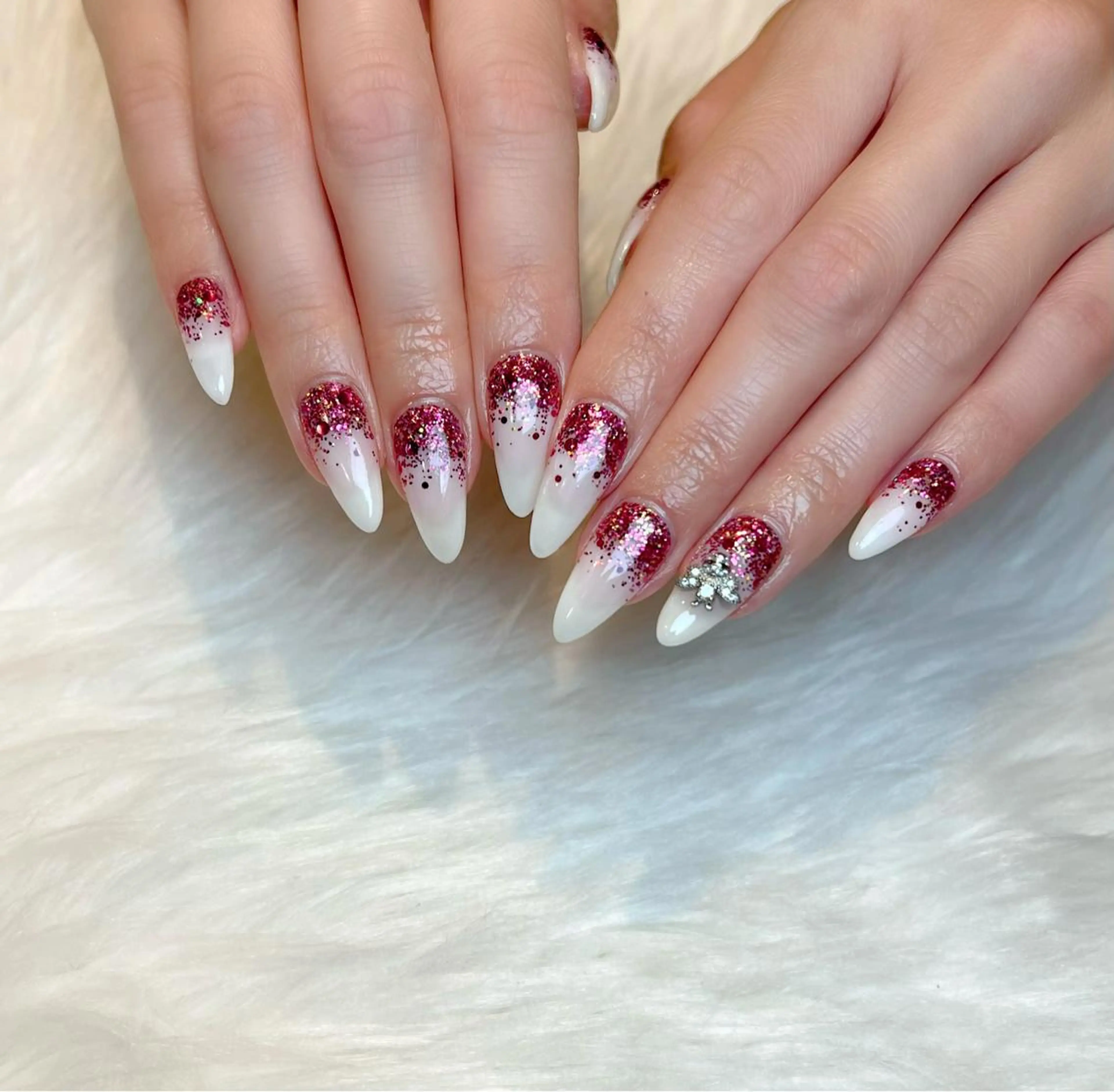 ネイル ラメ(グリッター) Lino+ ネイル&よもぎ蒸しのネイルデザイン