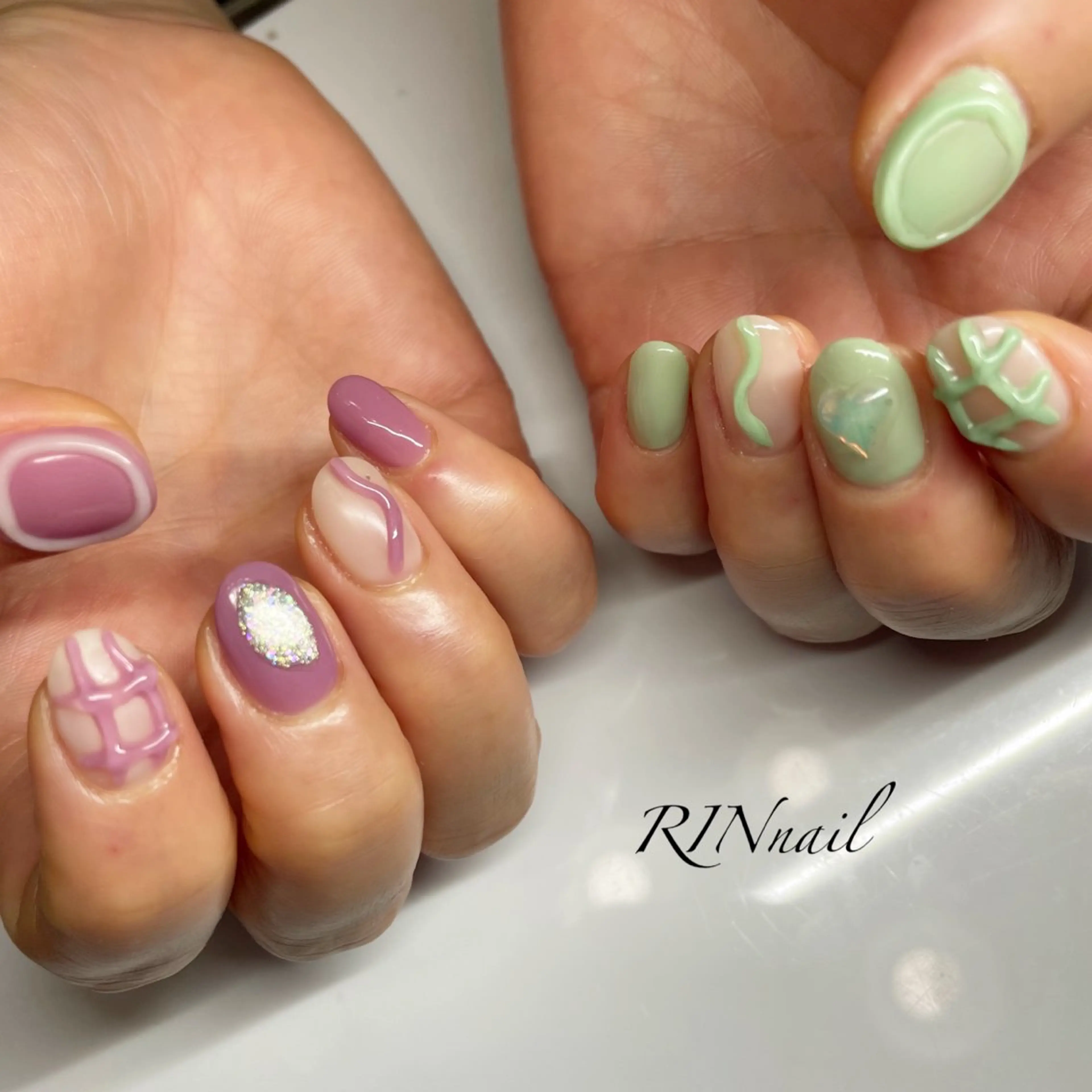 ネイル ハンドネイル ハンドケア RIN HOMEnailのネイルデザイン